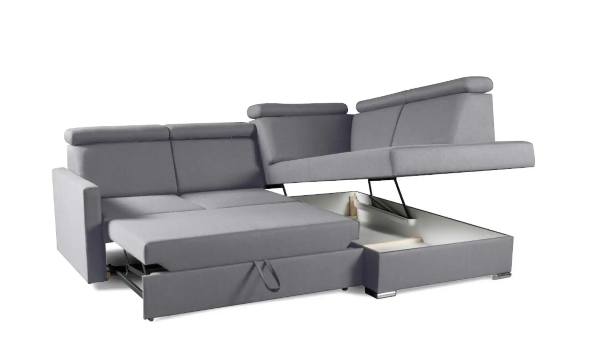 Ecksofa mit Schlaffunktion Mils ¦ beige ¦ Maße (cm): B: 238 H: 97 Polstermö günstig online kaufen