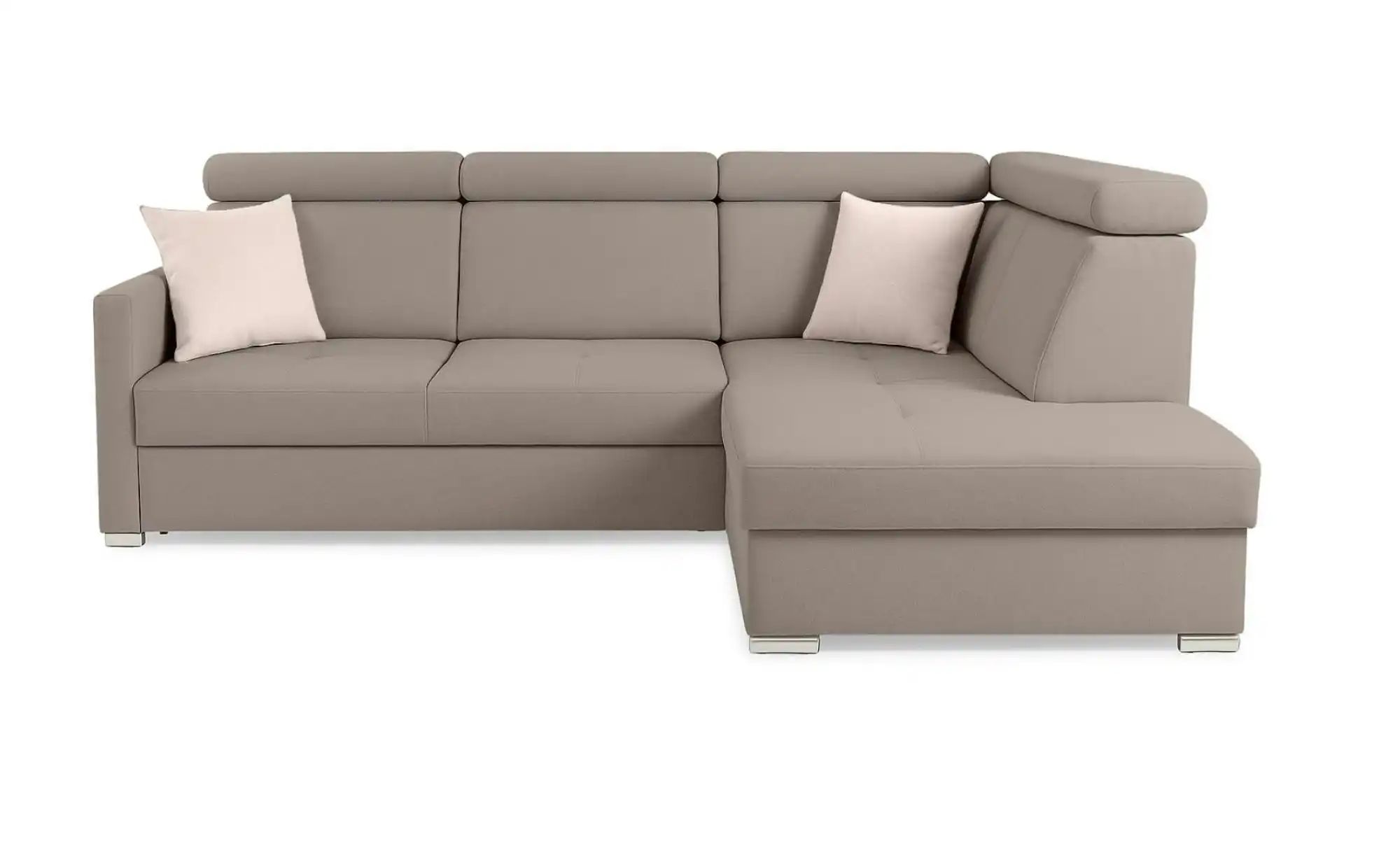 Ecksofa mit Schlaffunktion Mils ¦ beige ¦ Maße (cm): B: 238 H: 97 Polstermö günstig online kaufen