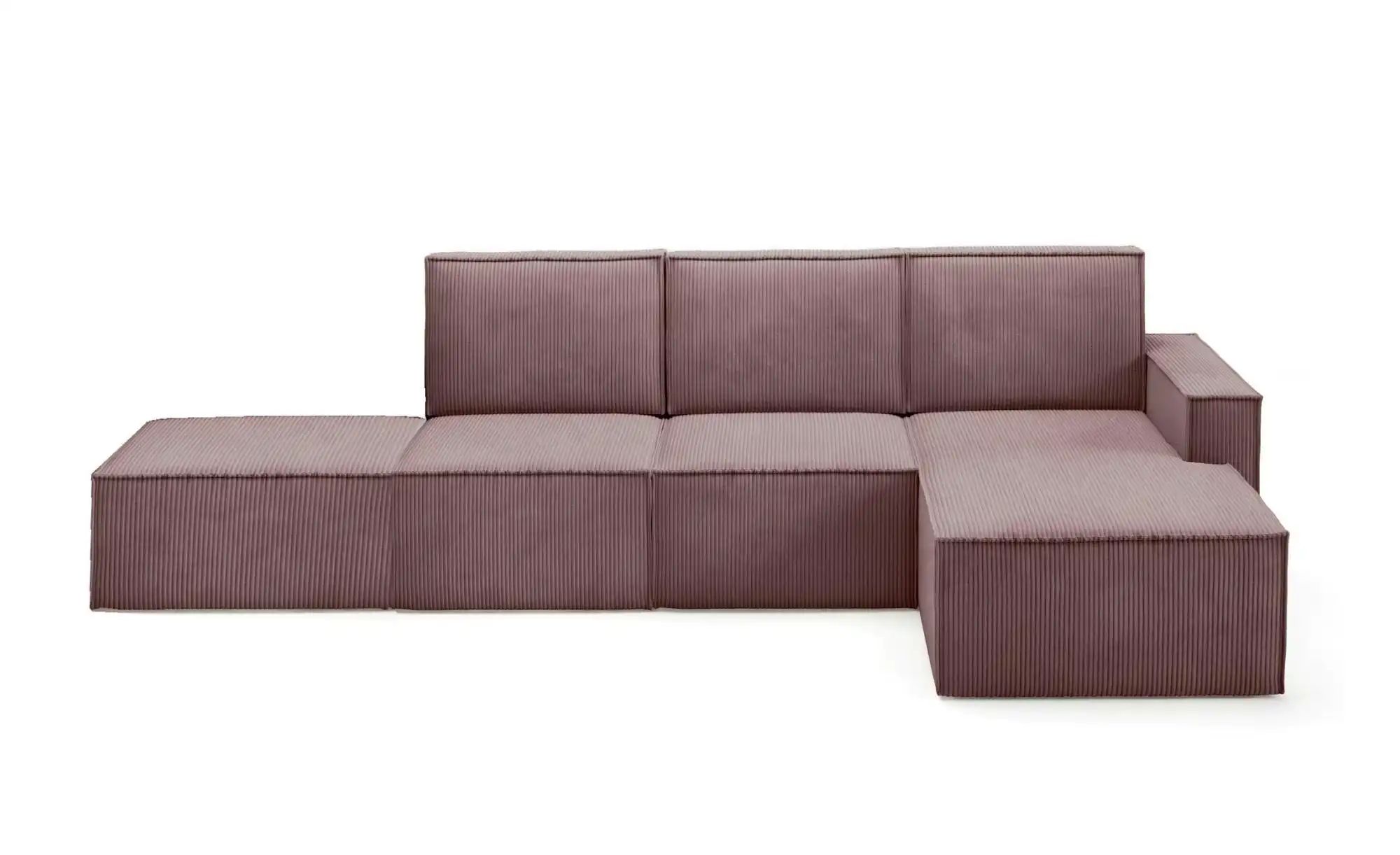 Ecksofa mit Pouf Orto ¦ rosa/pink ¦ Maße (cm): B: 329 H: 93 Polstermöbel > günstig online kaufen