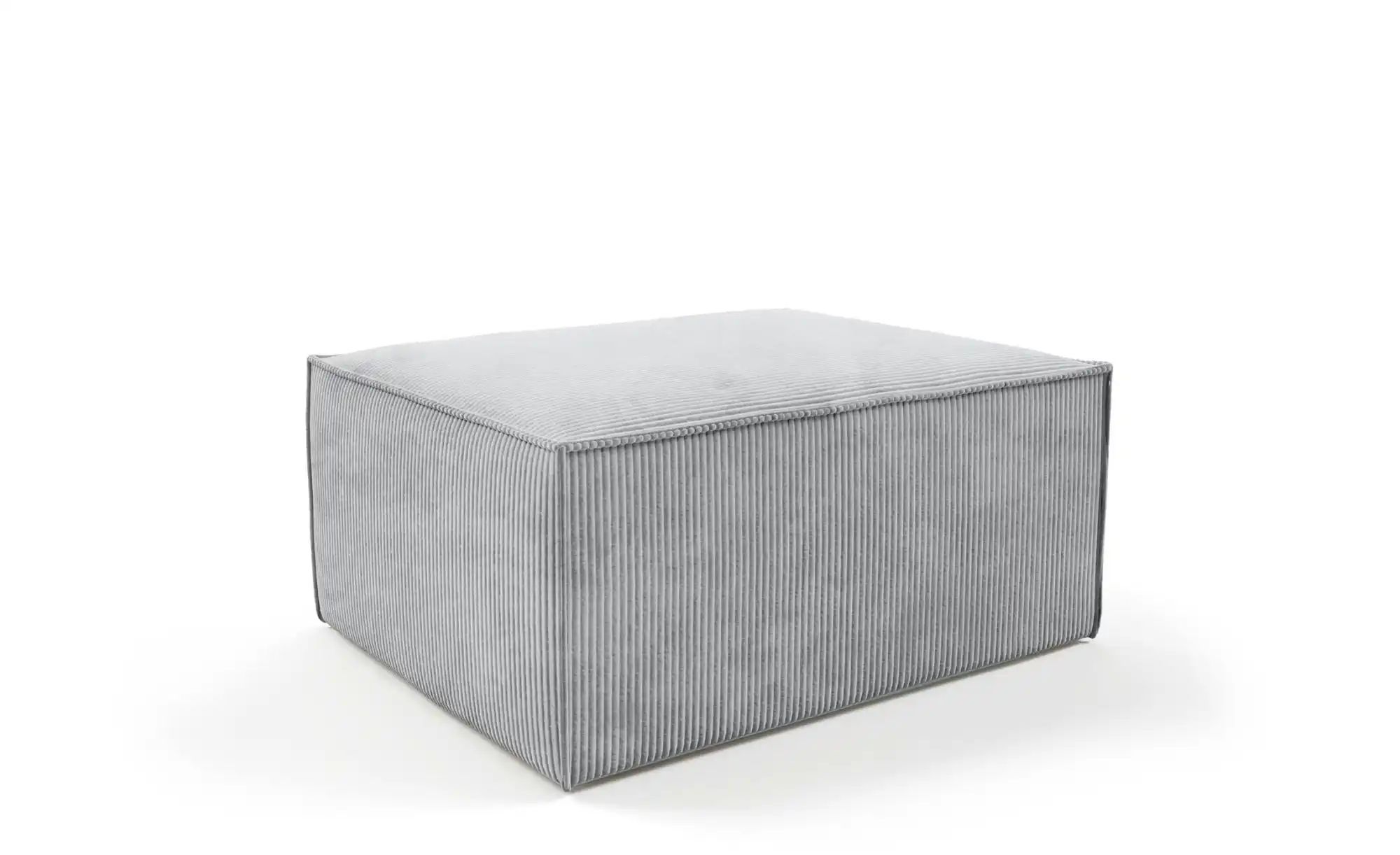 Ecksofa mit Pouf Orto ¦ grau ¦ Maße (cm): B: 329 H: 93 Polstermöbel > Sofas günstig online kaufen