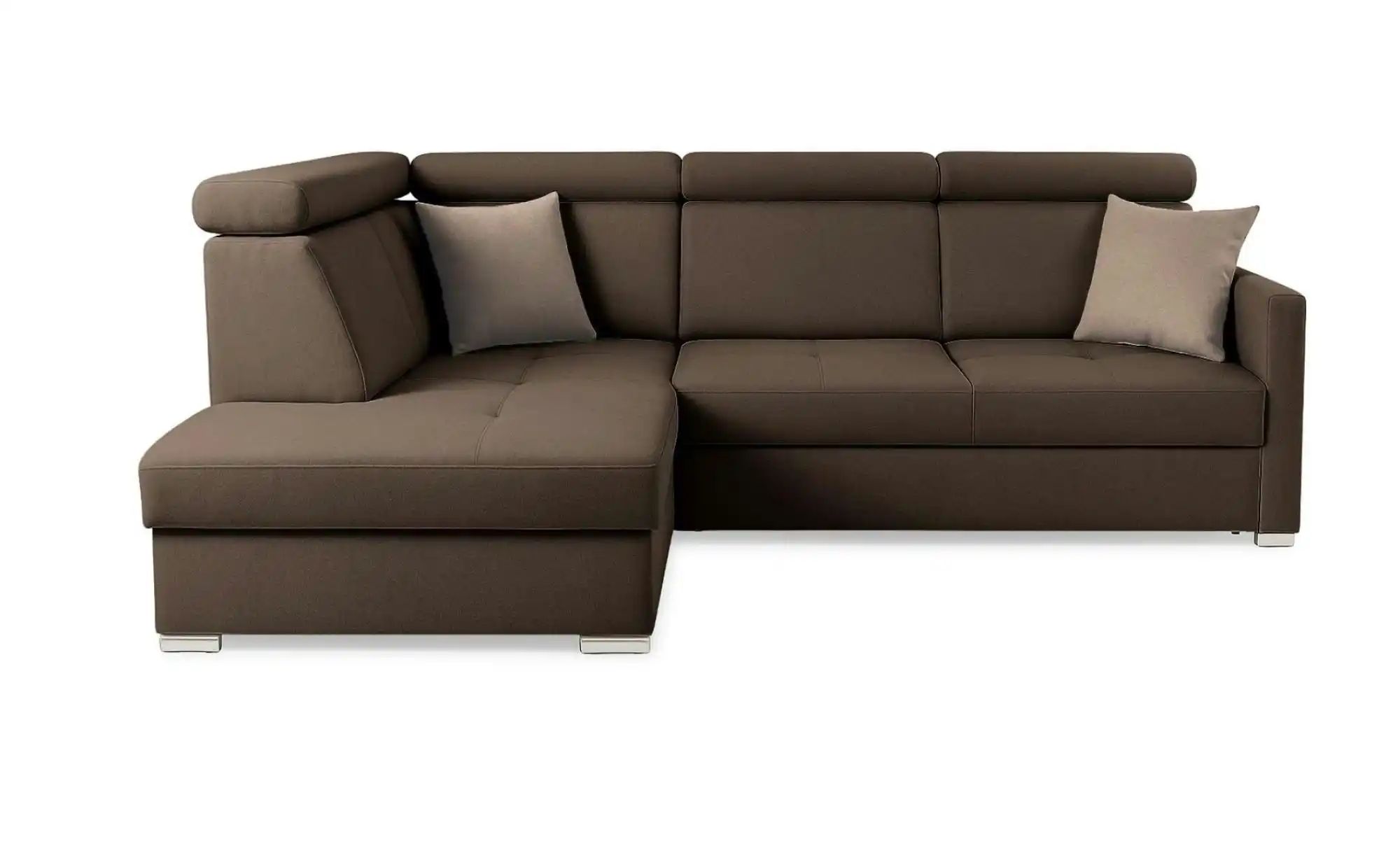 Ecksofa mit Schlaffunktion Mils ¦ braun ¦ Maße (cm): B: 238 H: 97 Polstermö günstig online kaufen