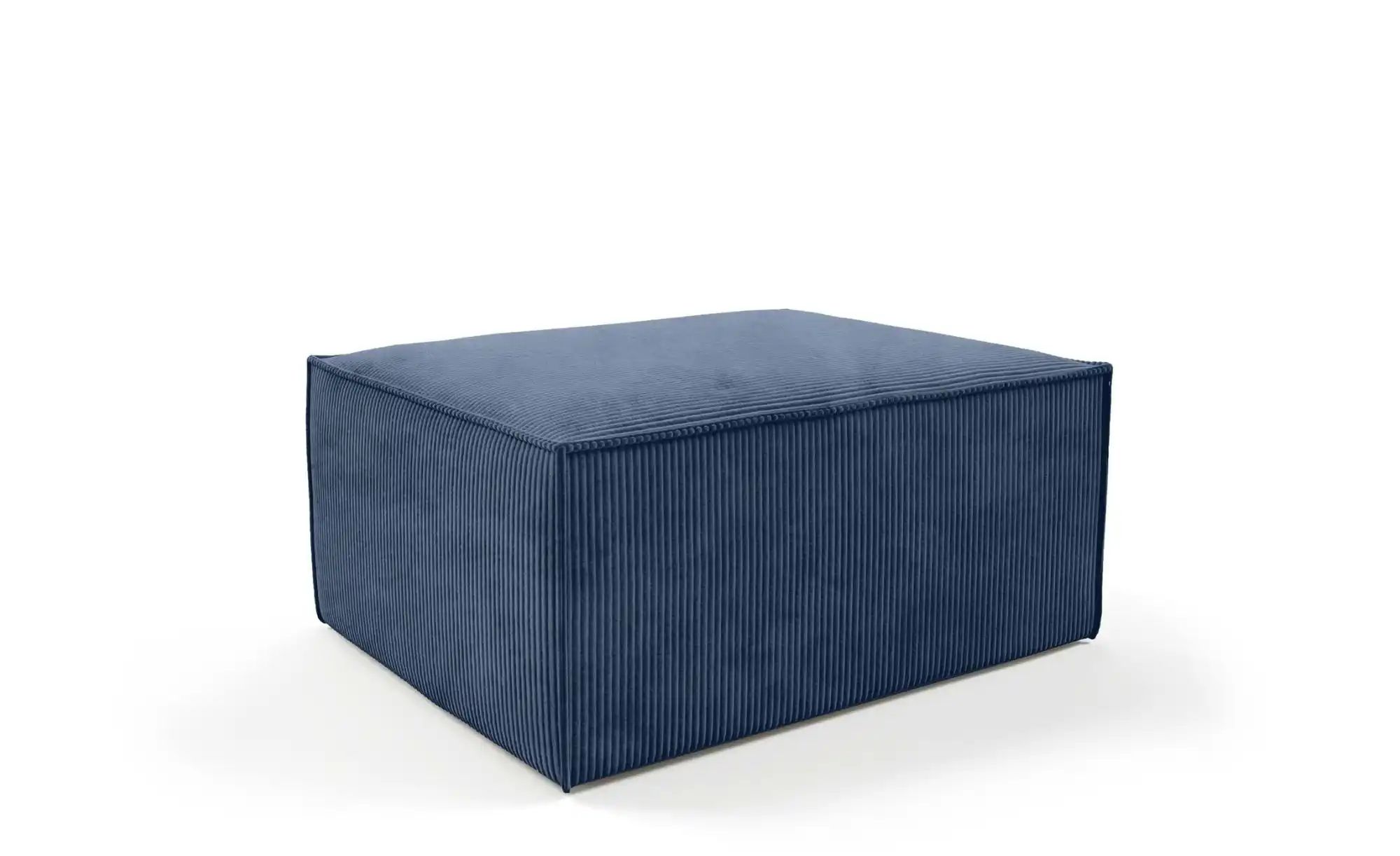 Thumbnail - Ecksofa mit Pouf Orto ¦ blau ¦ Maße (cm): B: 329 H: 93 Polstermöbel > Sofas > Ecksofas - Höffner