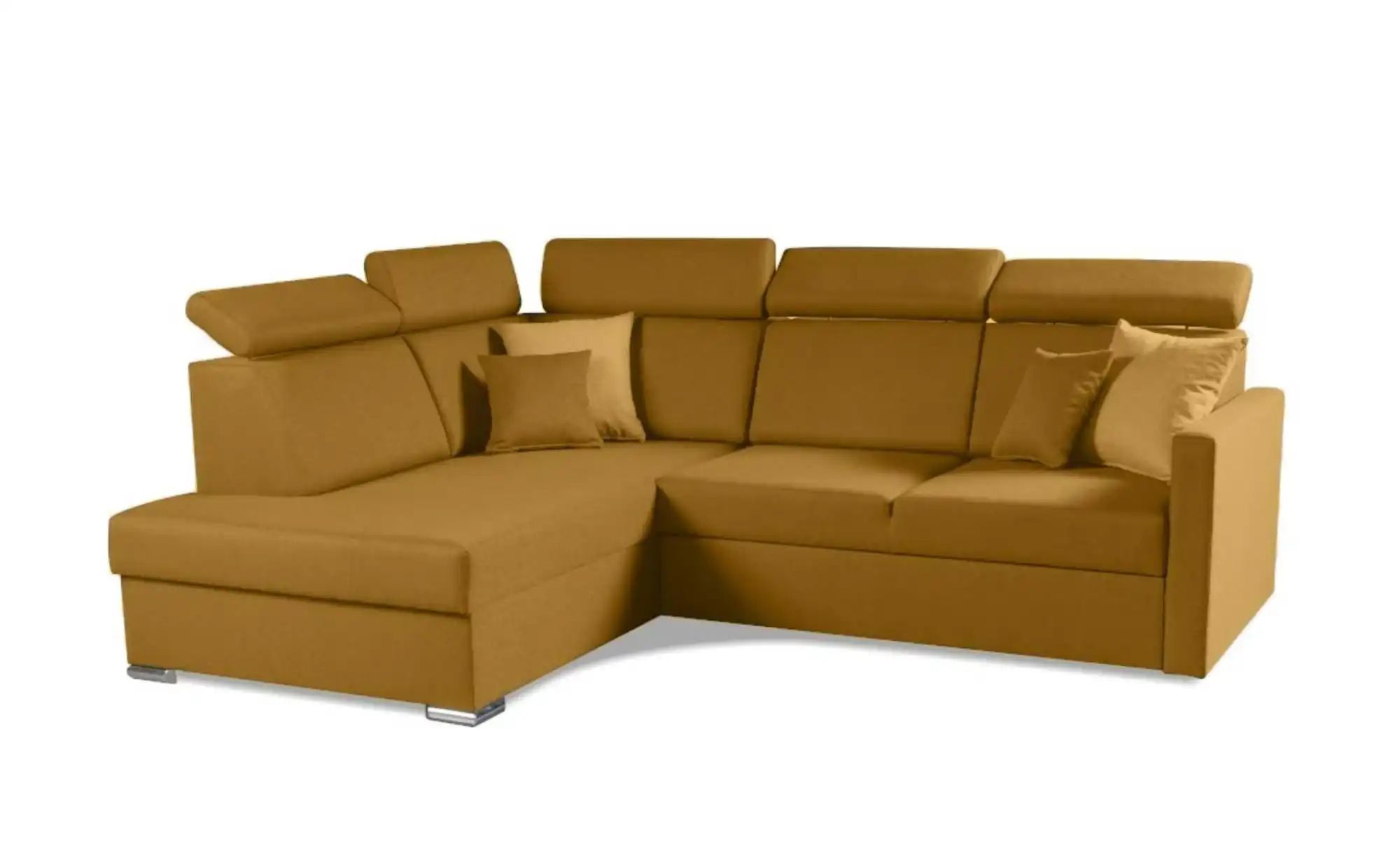 Thumbnail - Ecksofa mit Schlaffunktion Mils ¦ gelb ¦ Maße (cm): B: 238 H: 97 Polstermöbel > Sofas > Ecksofas - Höffner