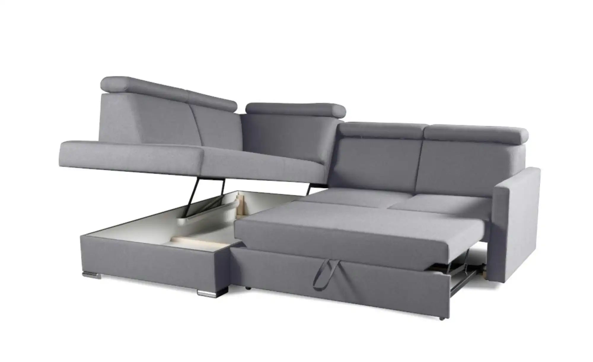 Thumbnail - Ecksofa mit Schlaffunktion Mils ¦ gelb ¦ Maße (cm): B: 238 H: 97 Polstermöbel > Sofas > Ecksofas - Höffner