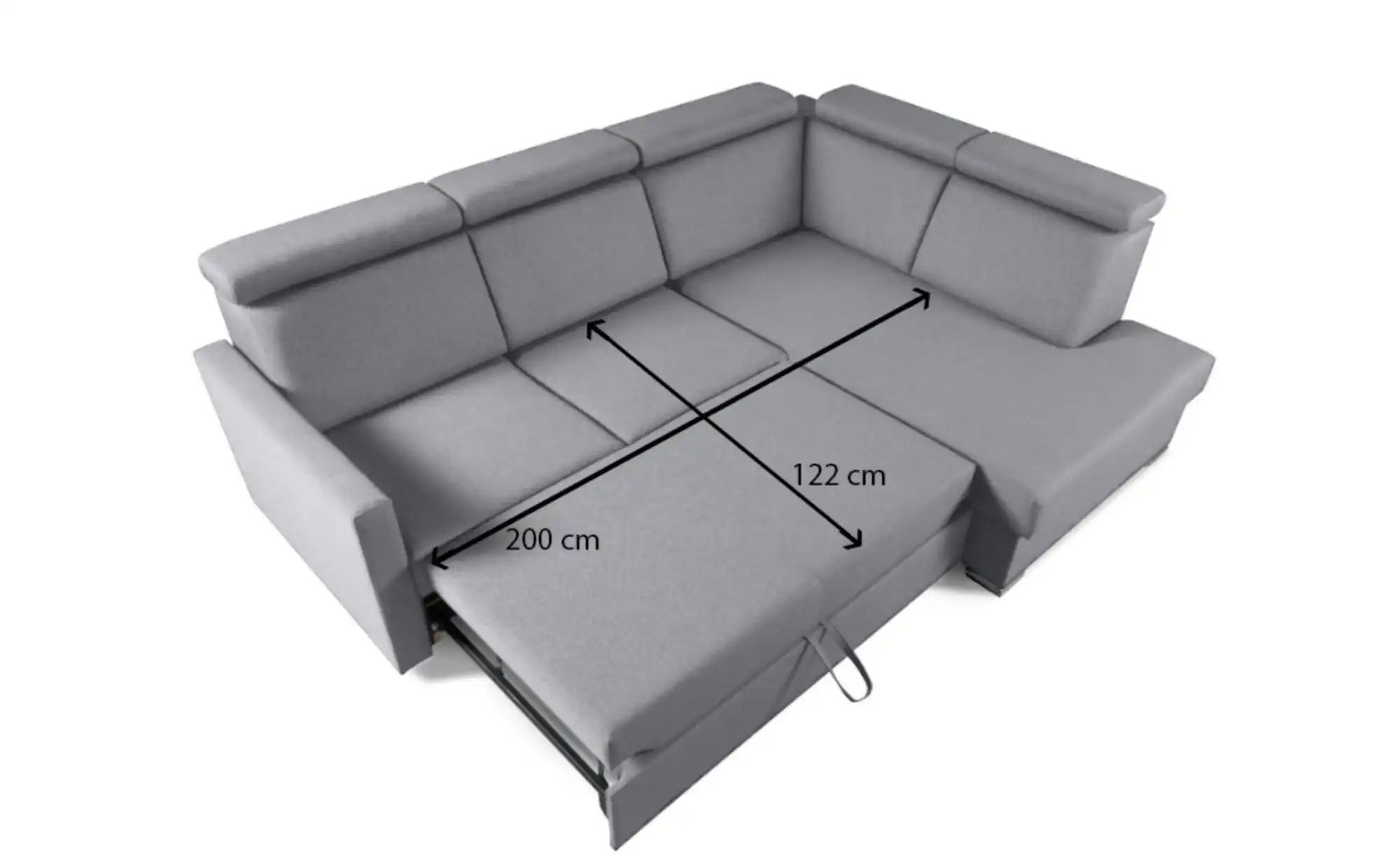 Ecksofa mit Schlaffunktion Mils ¦ blau ¦ Maße (cm): B: 238 H: 97 Polstermöb günstig online kaufen