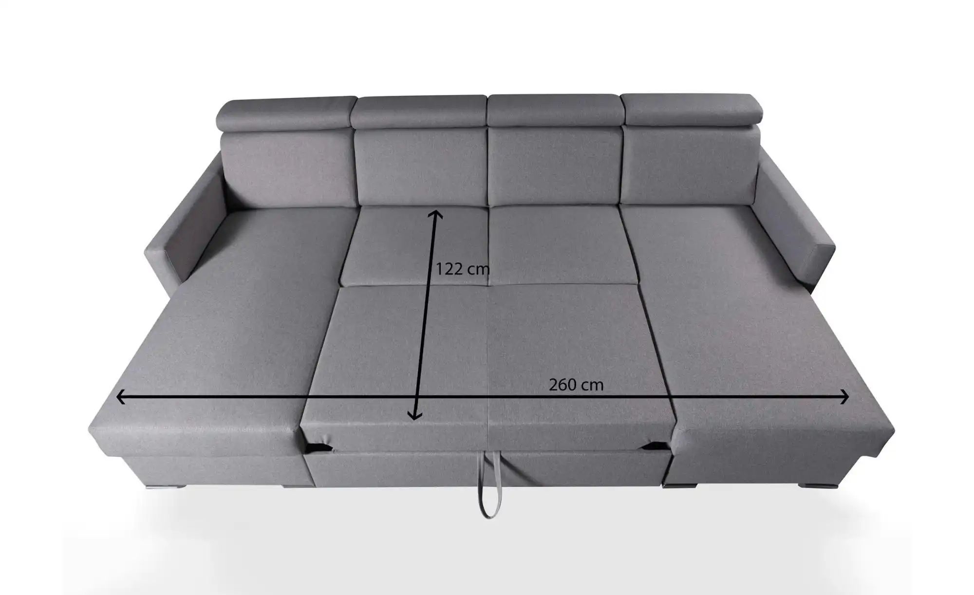 Wohnlandschaft   ¦ grau ¦ Maße (cm): B: 280 H: 97 Polstermöbel > Sofas > Wo günstig online kaufen