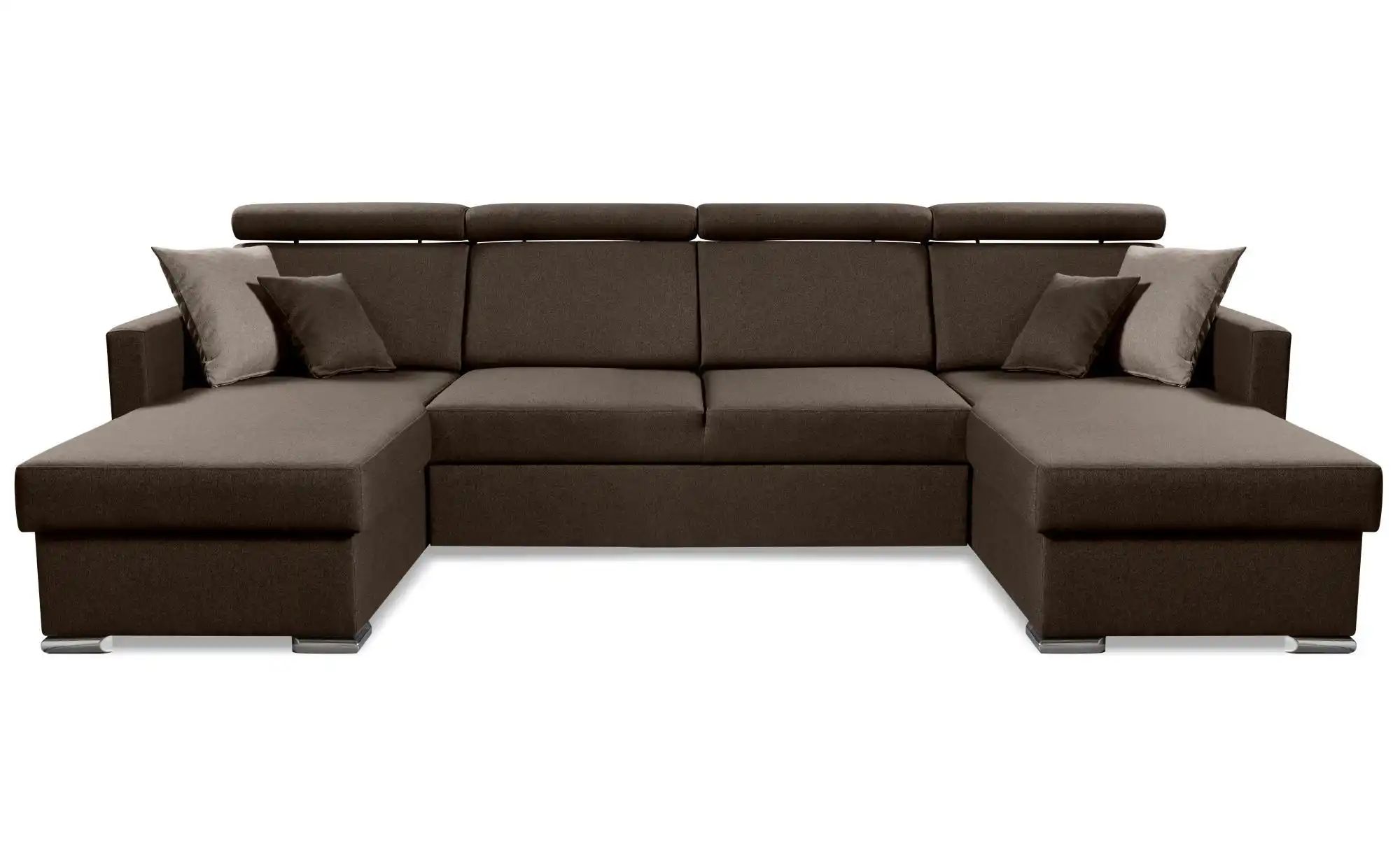 Wohnlandschaft   ¦ braun ¦ Maße (cm): B: 280 H: 97 Polstermöbel > Sofas > W günstig online kaufen