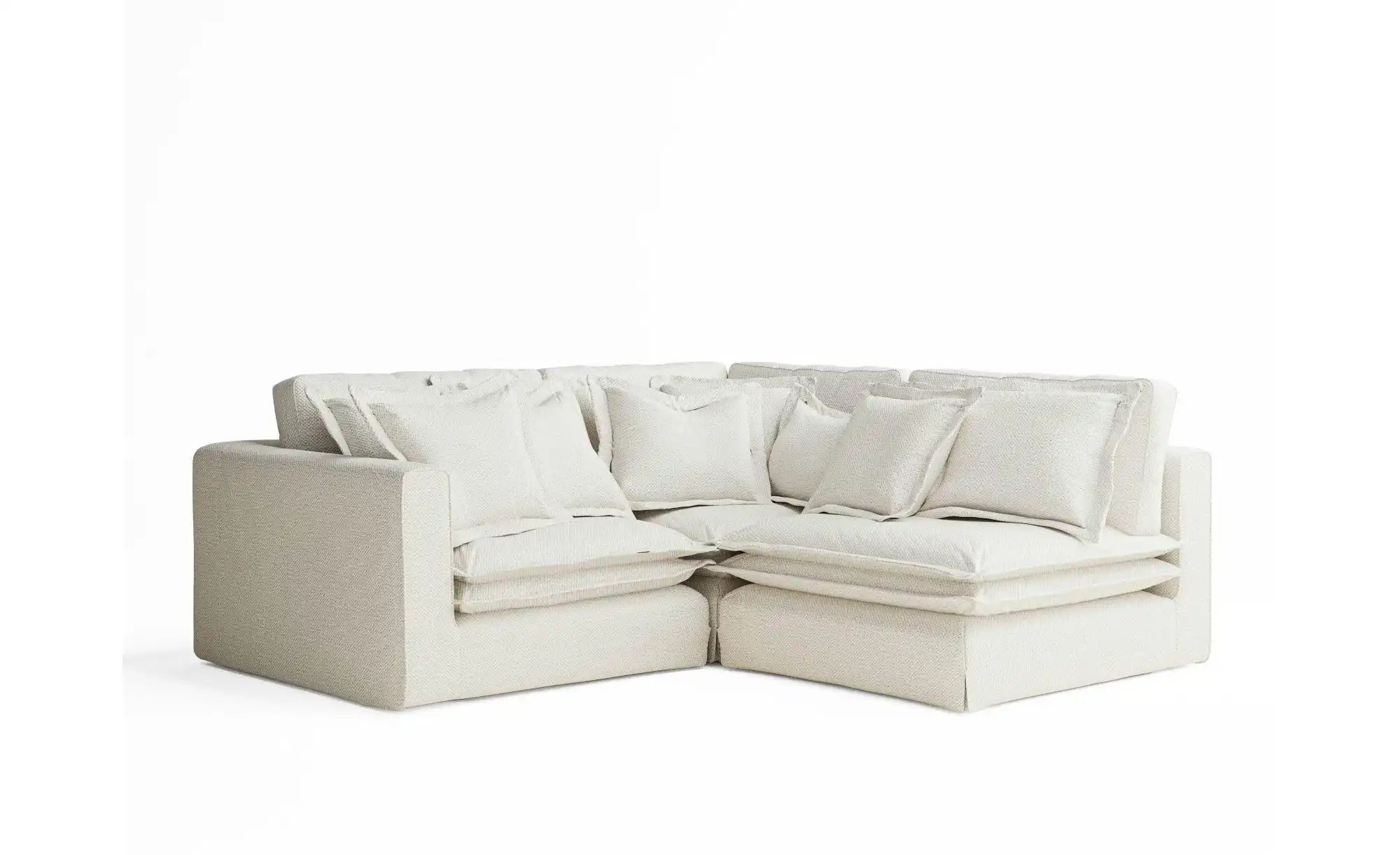 Ecksofa  Amalfi ¦ creme ¦ Maße (cm): B: 238 H: 90 Polstermöbel > Sofas > Ec günstig online kaufen