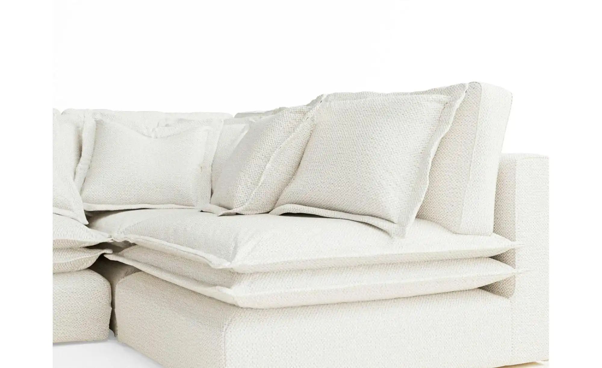 Ecksofa  Amalfi ¦ creme ¦ Maße (cm): B: 238 H: 90 Polstermöbel > Sofas > Ec günstig online kaufen