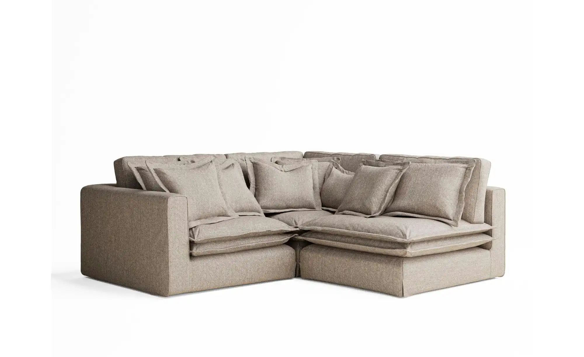 Ecksofa  Amalfi ¦ braun ¦ Maße (cm): B: 238 H: 90 Polstermöbel > Sofas > Ec günstig online kaufen