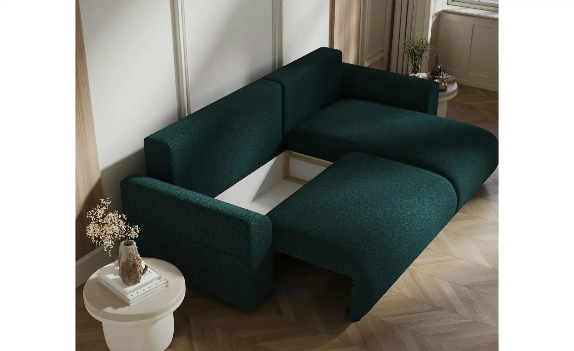 Ecksofa   ¦ grün ¦ Maße (cm): B: 235 H: 76 Polstermöbel > Sofas > Ecksofas günstig online kaufen