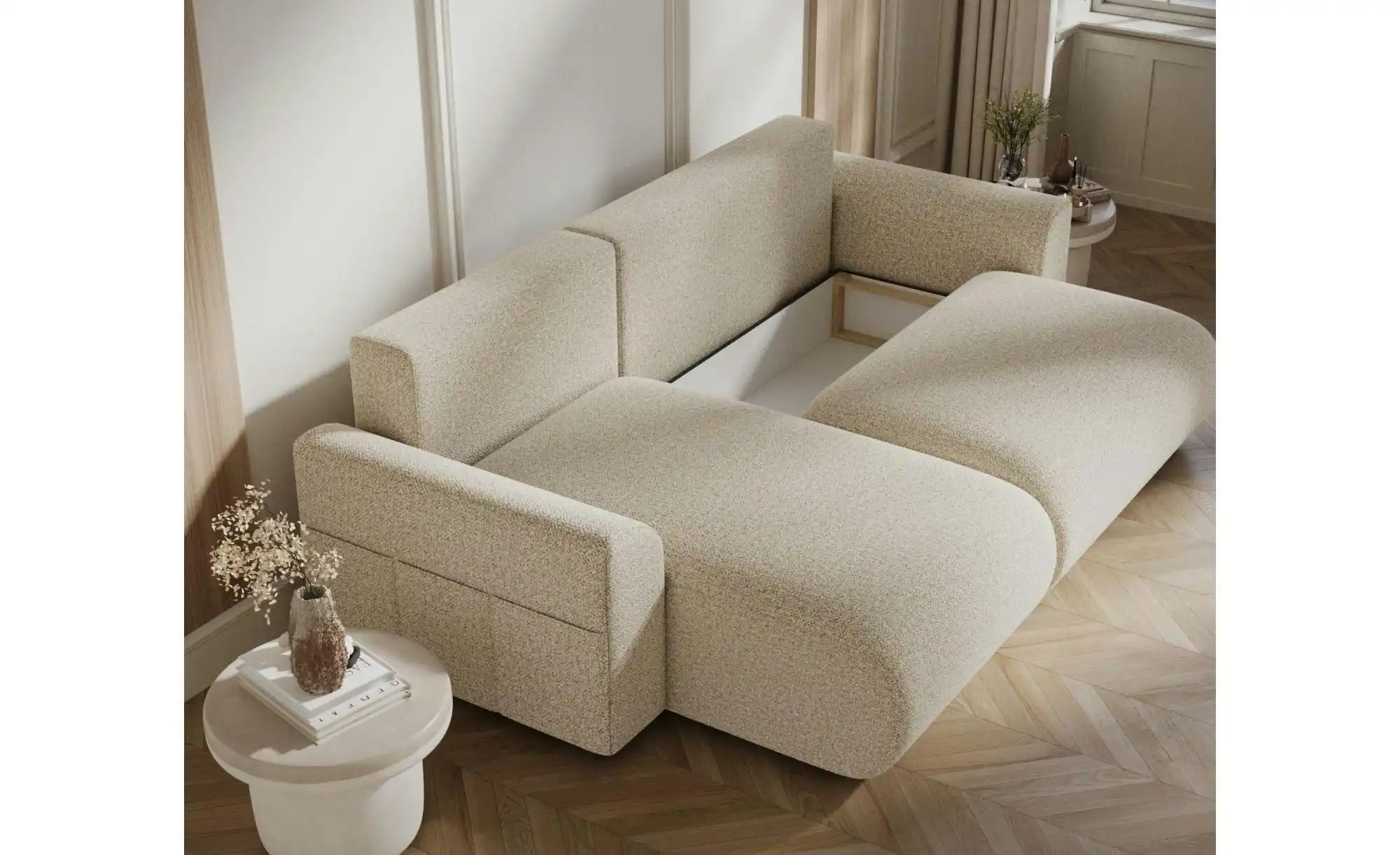 Ecksofa  Bodega ¦ beige ¦ Maße (cm): B: 235 H: 76 Polstermöbel > Sofas > Ec günstig online kaufen