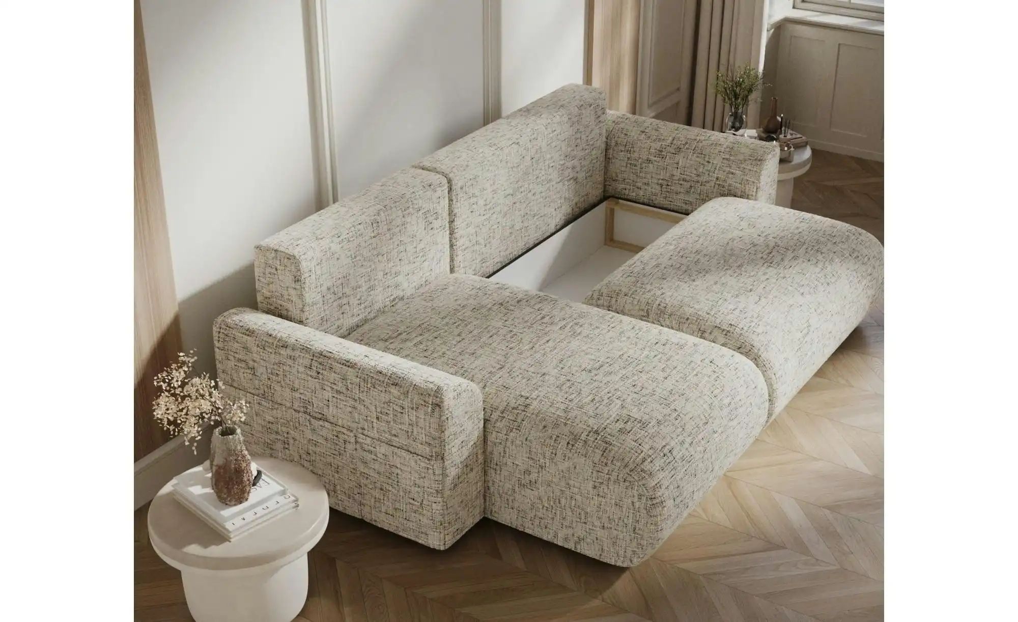 Ecksofa   ¦ beige ¦ Maße (cm): B: 235 H: 76 Polstermöbel > Sofas > Ecksofas günstig online kaufen