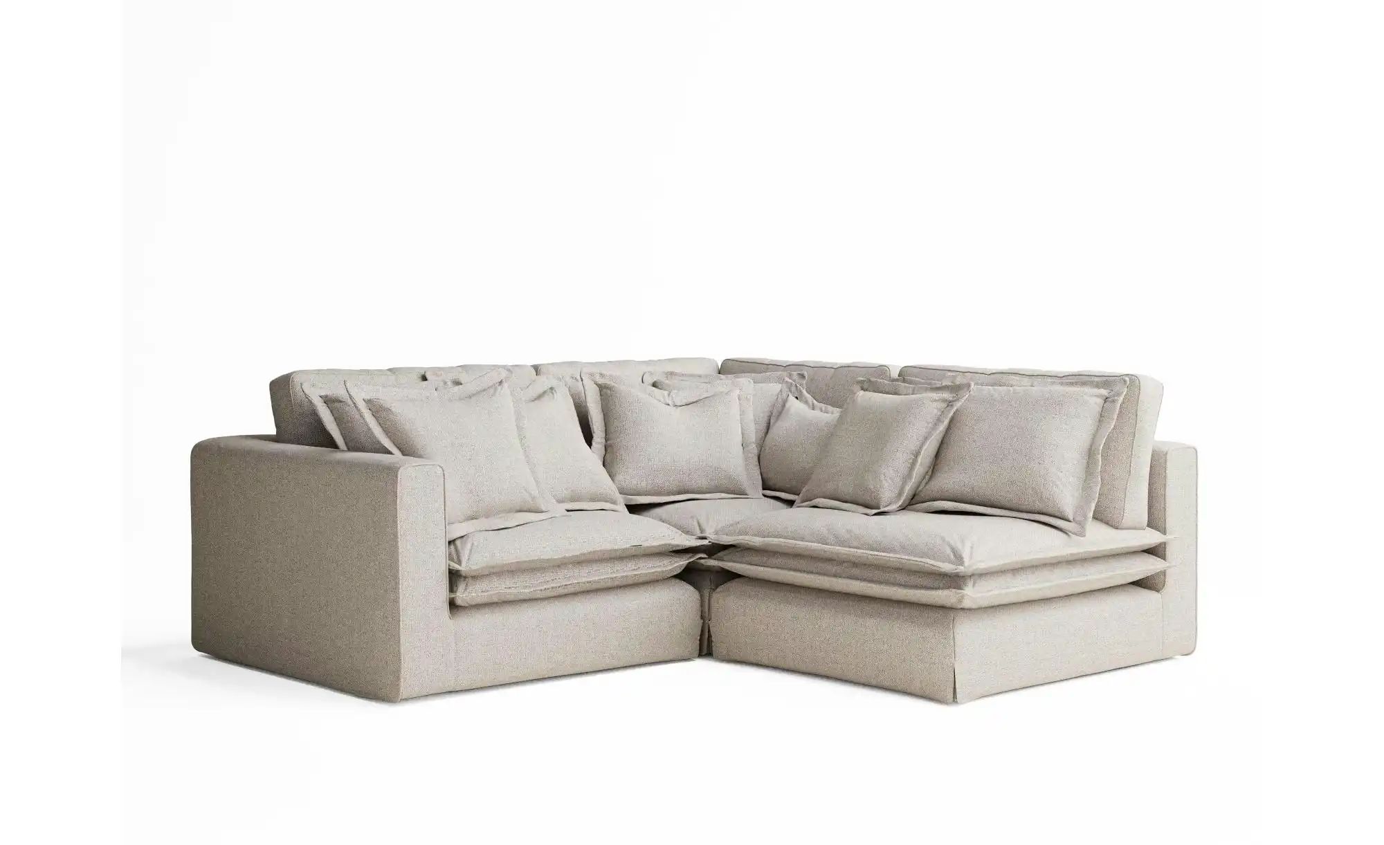 Ecksofa  Amalfi ¦ beige ¦ Maße (cm): B: 238 H: 90 Polstermöbel > Sofas > Ec günstig online kaufen