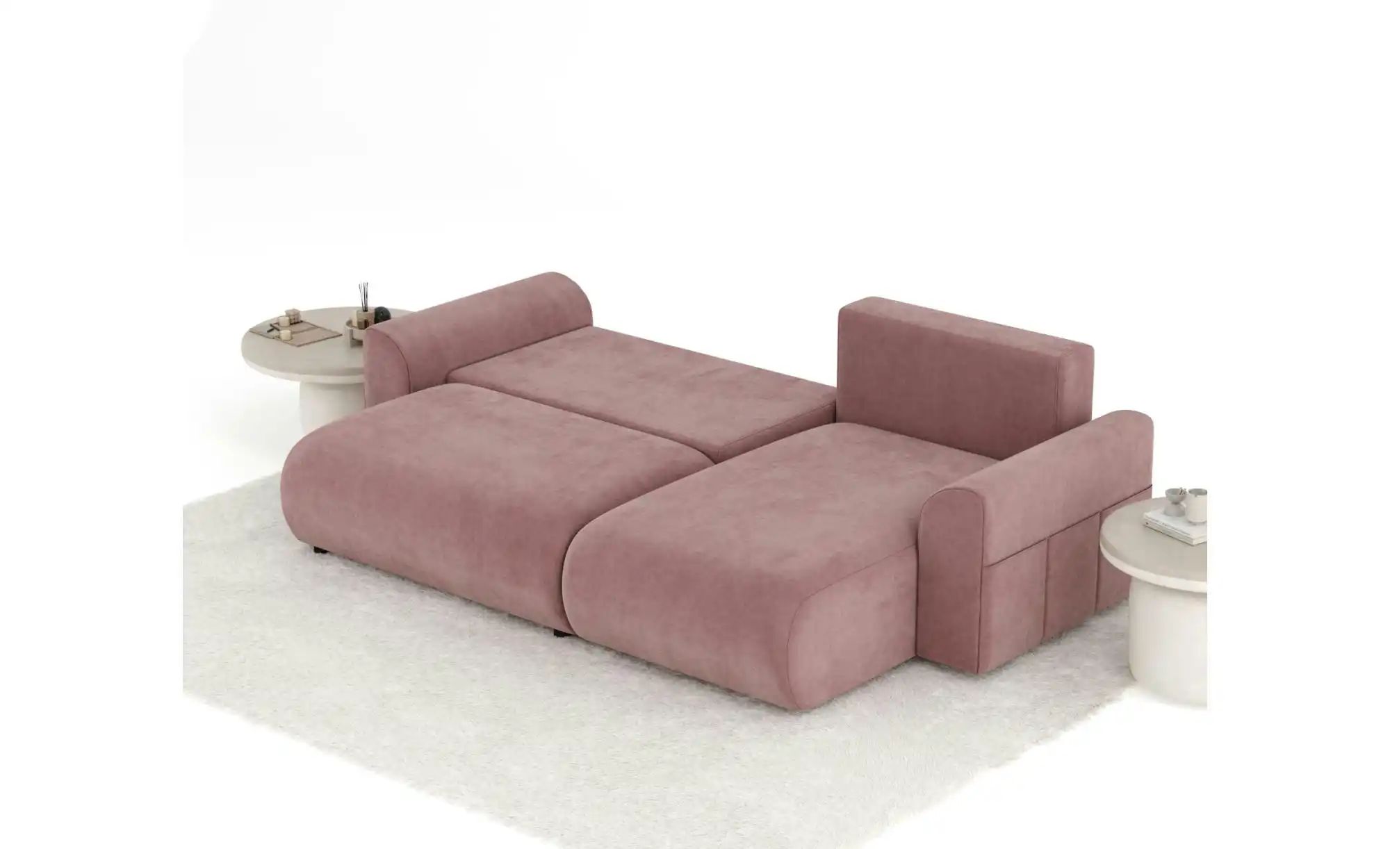 Ecksofa   ¦ rosa/pink ¦ Maße (cm): B: 235 H: 76 Polstermöbel > Sofas > Ecks günstig online kaufen