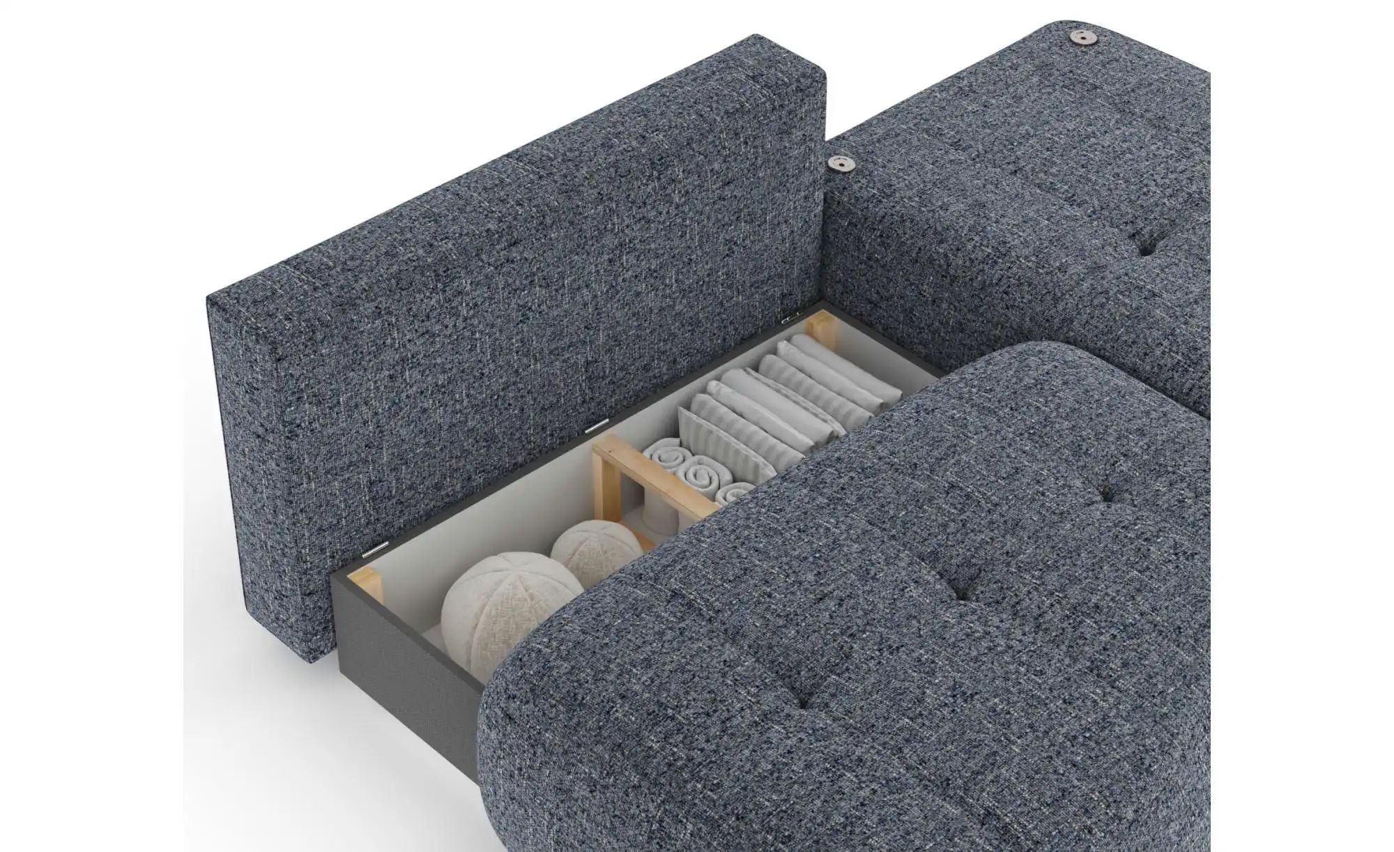 Ecksofa   ¦ blau ¦ Maße (cm): B: 223 H: 100 Polstermöbel > Sofas > Ecksofas günstig online kaufen