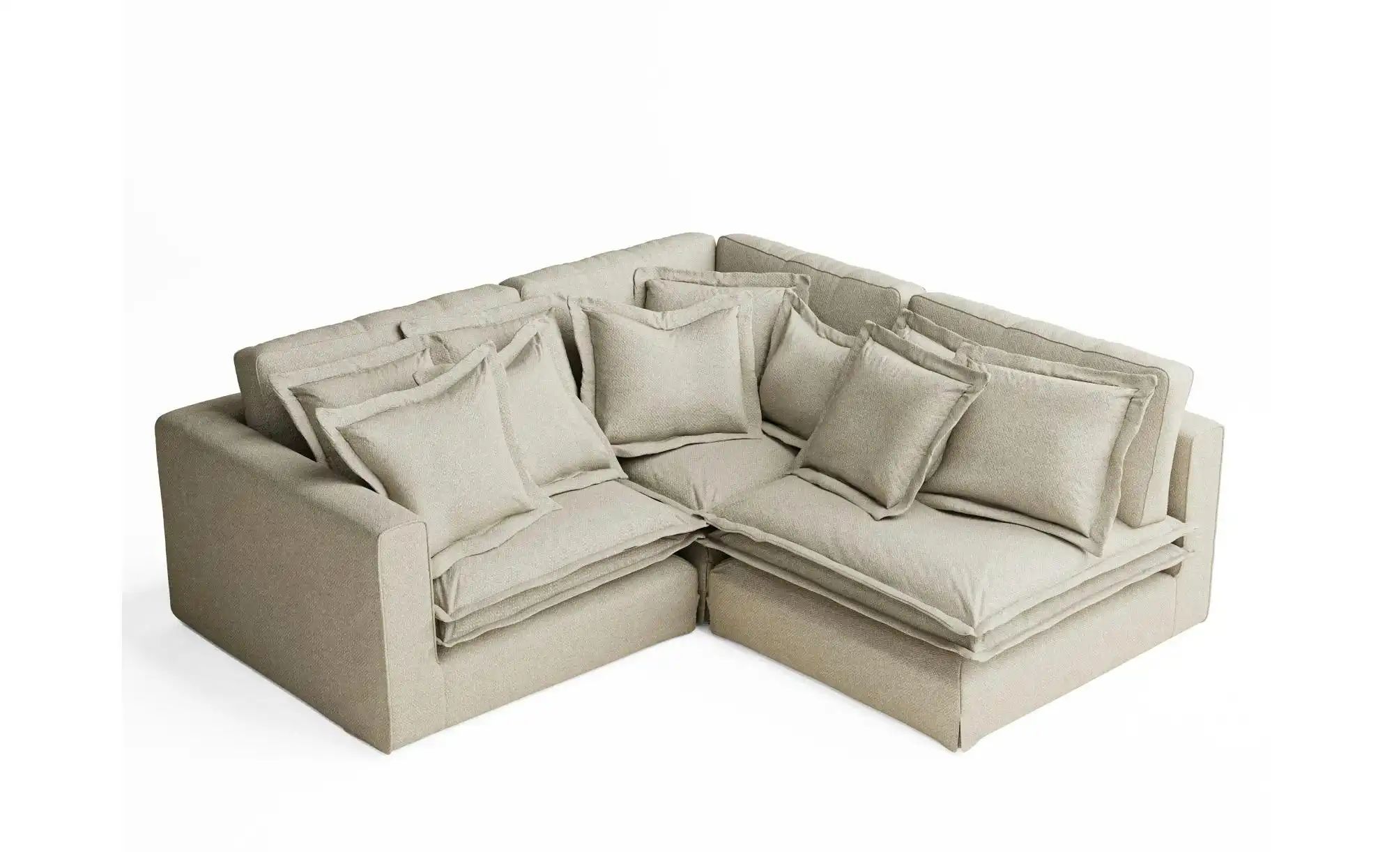 Ecksofa  Amalfi ¦ beige ¦ Maße (cm): B: 238 H: 90 Polstermöbel > Sofas > Ec günstig online kaufen