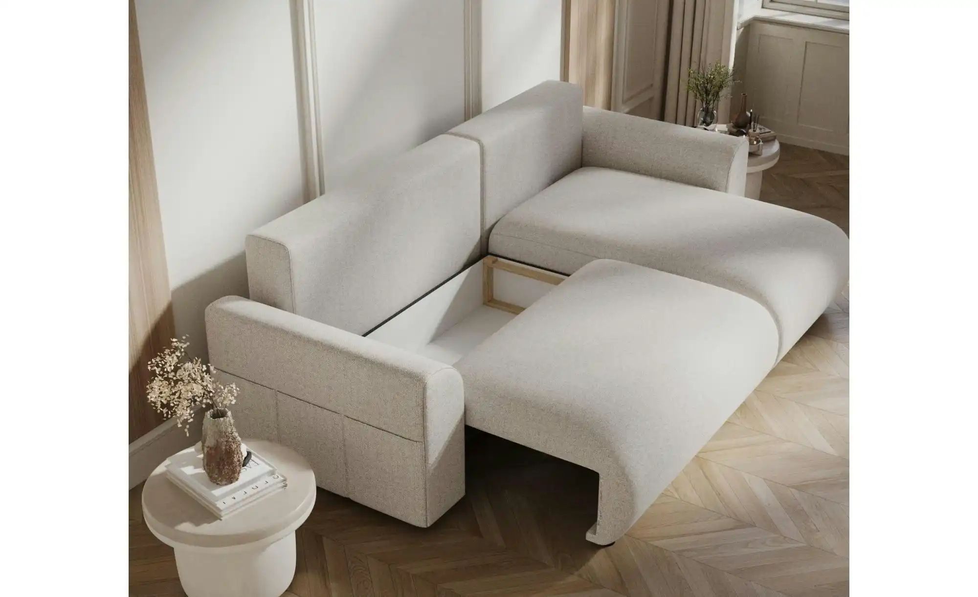 Ecksofa   ¦ beige ¦ Maße (cm): B: 235 H: 76 Polstermöbel > Sofas > Ecksofas günstig online kaufen