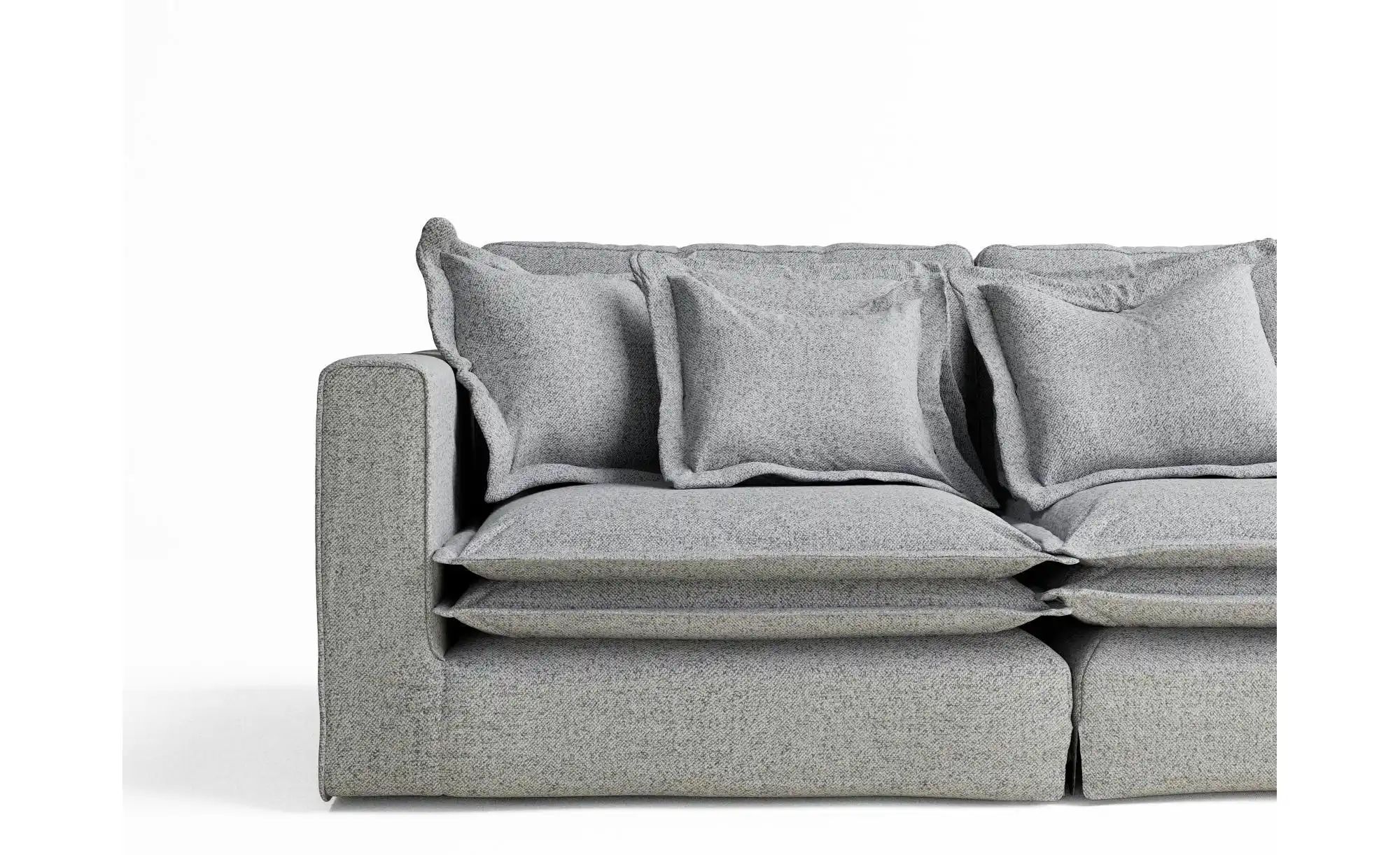 Einzelsofa  Amalfi ¦ grau ¦ Maße (cm): B: 338 H: 90 Polstermöbel > Sofas > günstig online kaufen