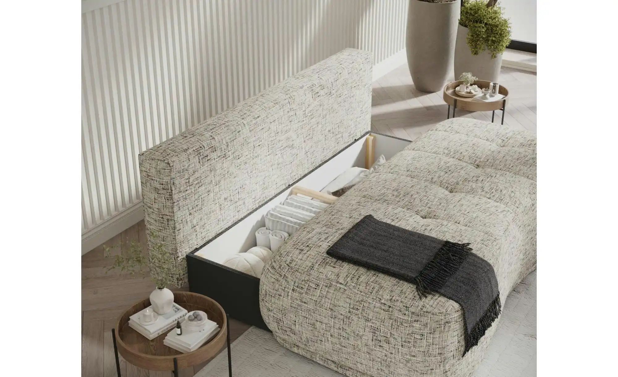 Einzelsofa  Cirrus ¦ beige ¦ Maße (cm): B: 206 H: 95 Polstermöbel > Sofas > günstig online kaufen