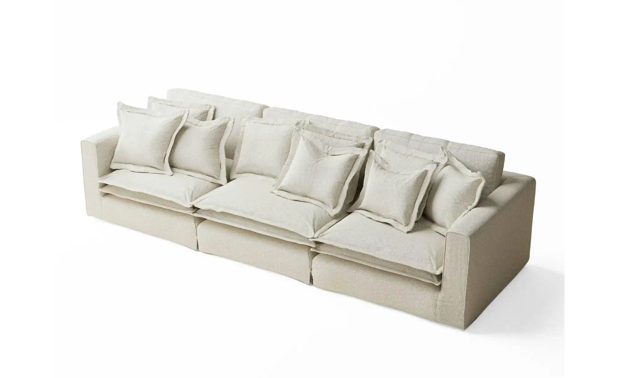 Einzelsofa  Amalfi ¦ creme ¦ Maße (cm): B: 338 H: 90 Polstermöbel > Sofas > günstig online kaufen