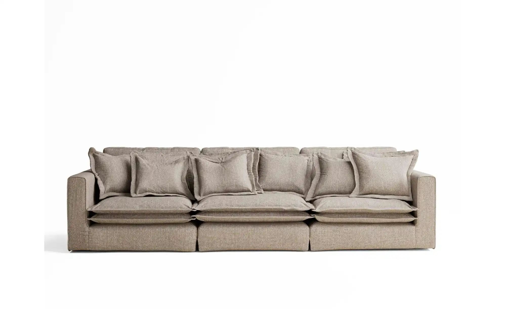 Einzelsofa  Amalfi ¦ braun ¦ Maße (cm): B: 338 H: 90 Polstermöbel > Sofas > günstig online kaufen