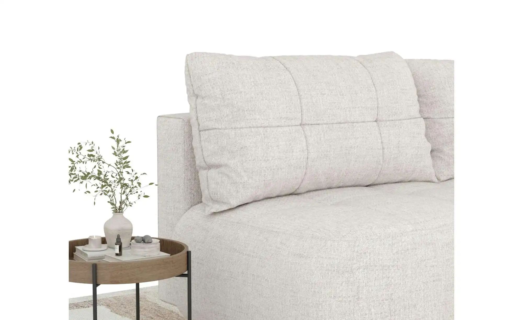 Einzelsofa   ¦ beige ¦ Maße (cm): B: 206 H: 95 Polstermöbel > Sofas > 3-Sit günstig online kaufen