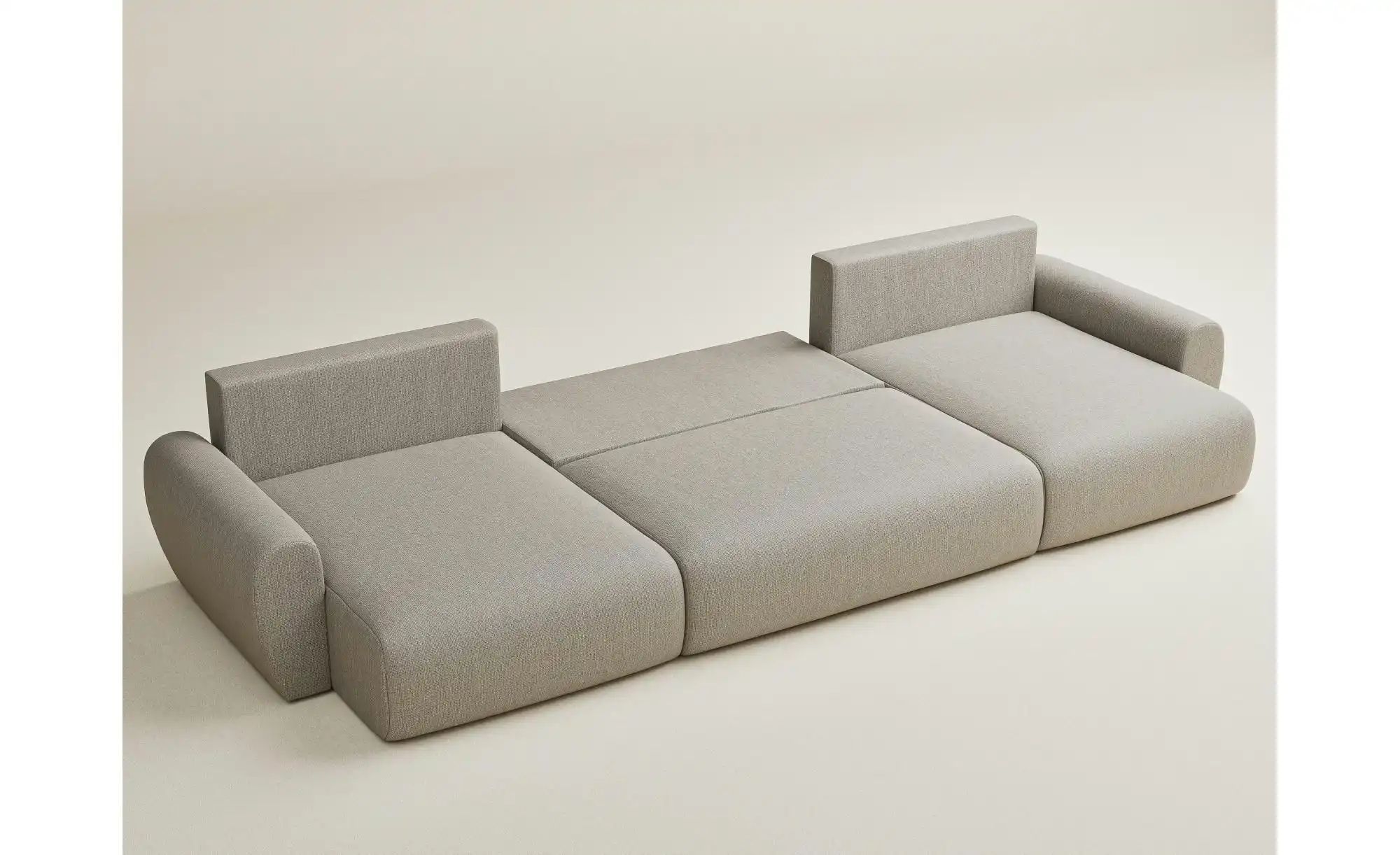 Wohnlandschaft  Numba ¦ beige ¦ Maße (cm): B: 397 H: 70 Polstermöbel > Sofa günstig online kaufen