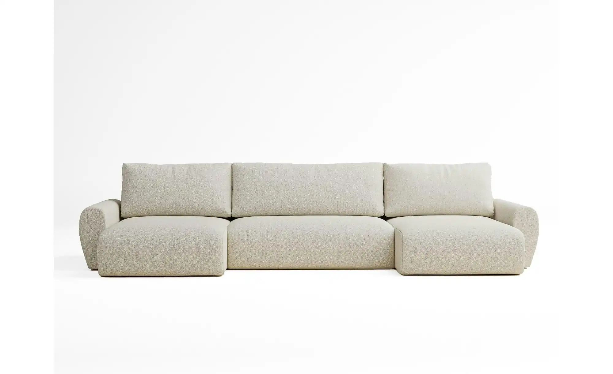 Wohnlandschaft  Numba ¦ creme ¦ Maße (cm): B: 397 H: 70 Polstermöbel > Sofa günstig online kaufen