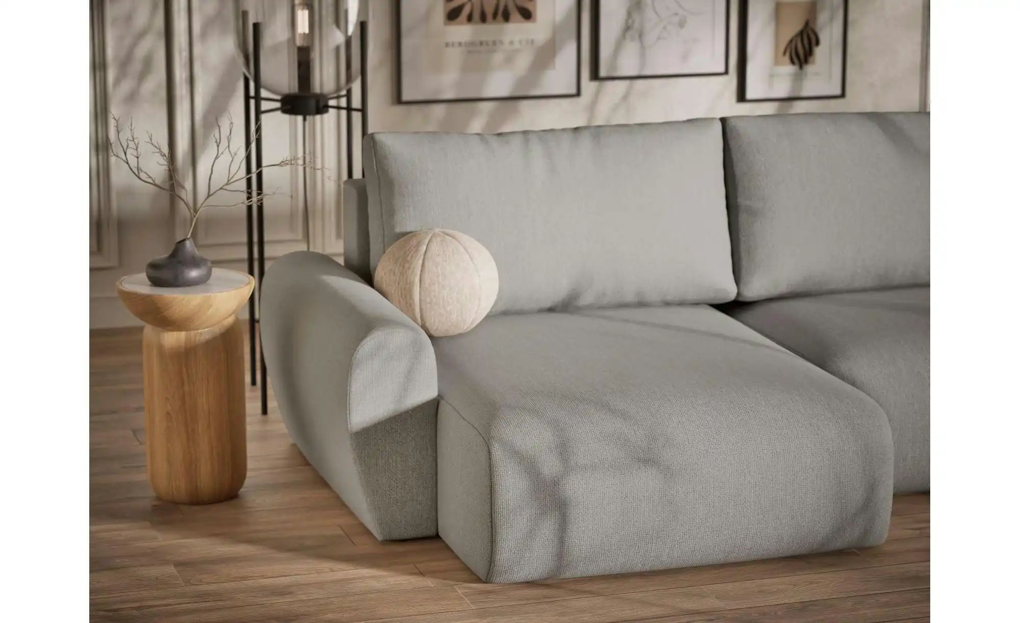 Thumbnail - Wohnlandschaft Numba ¦ grau ¦ Maße (cm): B: 397 H: 70 Polstermöbel > Sofas > Wohnlandschaften - Höffner