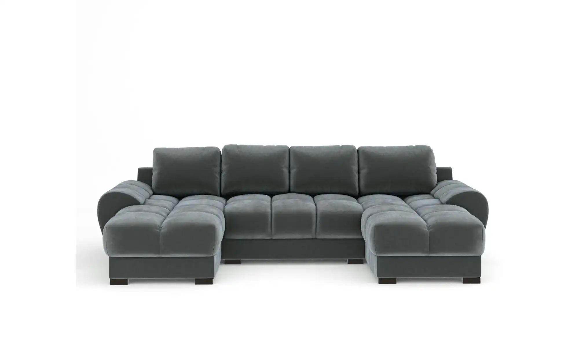 Wohnlandschaft  Peebles ¦ grau ¦ Maße (cm): B: 330 H: 90 Polstermöbel > Sof günstig online kaufen