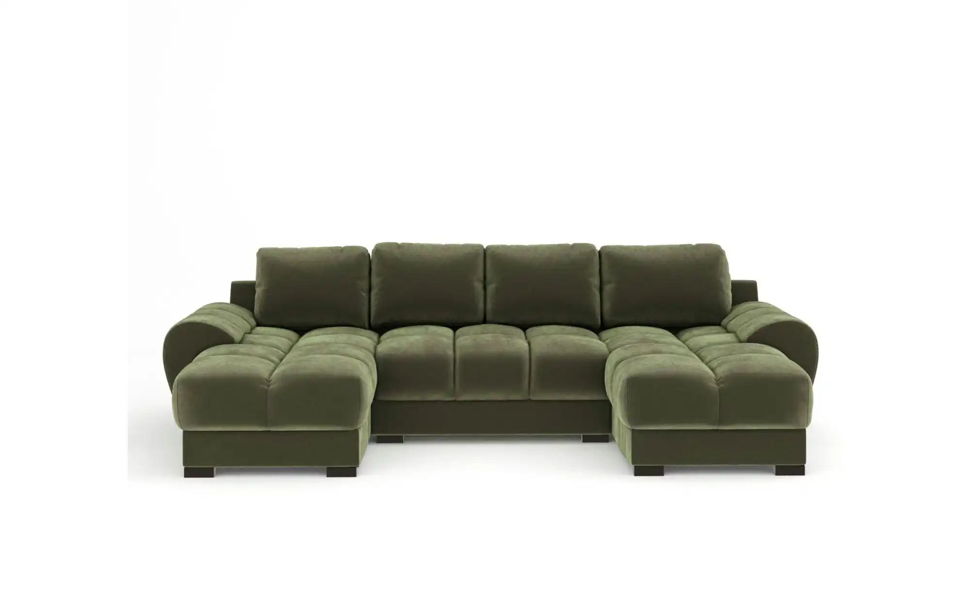 Wohnlandschaft  Peebles ¦ grün ¦ Maße (cm): B: 330 H: 90 Polstermöbel > Sof günstig online kaufen