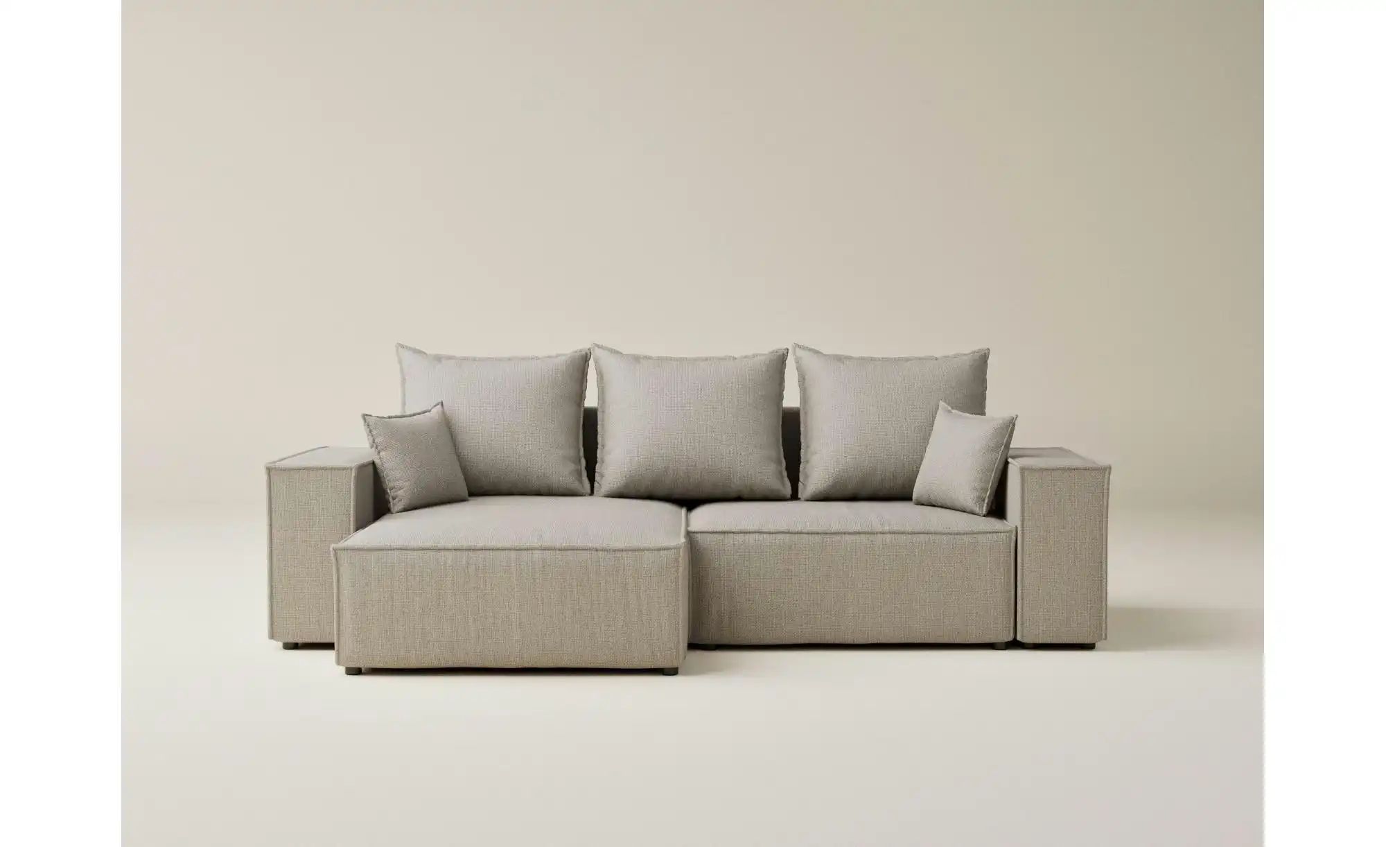 Ecksofa   ¦ beige ¦ Maße (cm): B: 255 H: 70 Polstermöbel > Sofas > Ecksofas günstig online kaufen