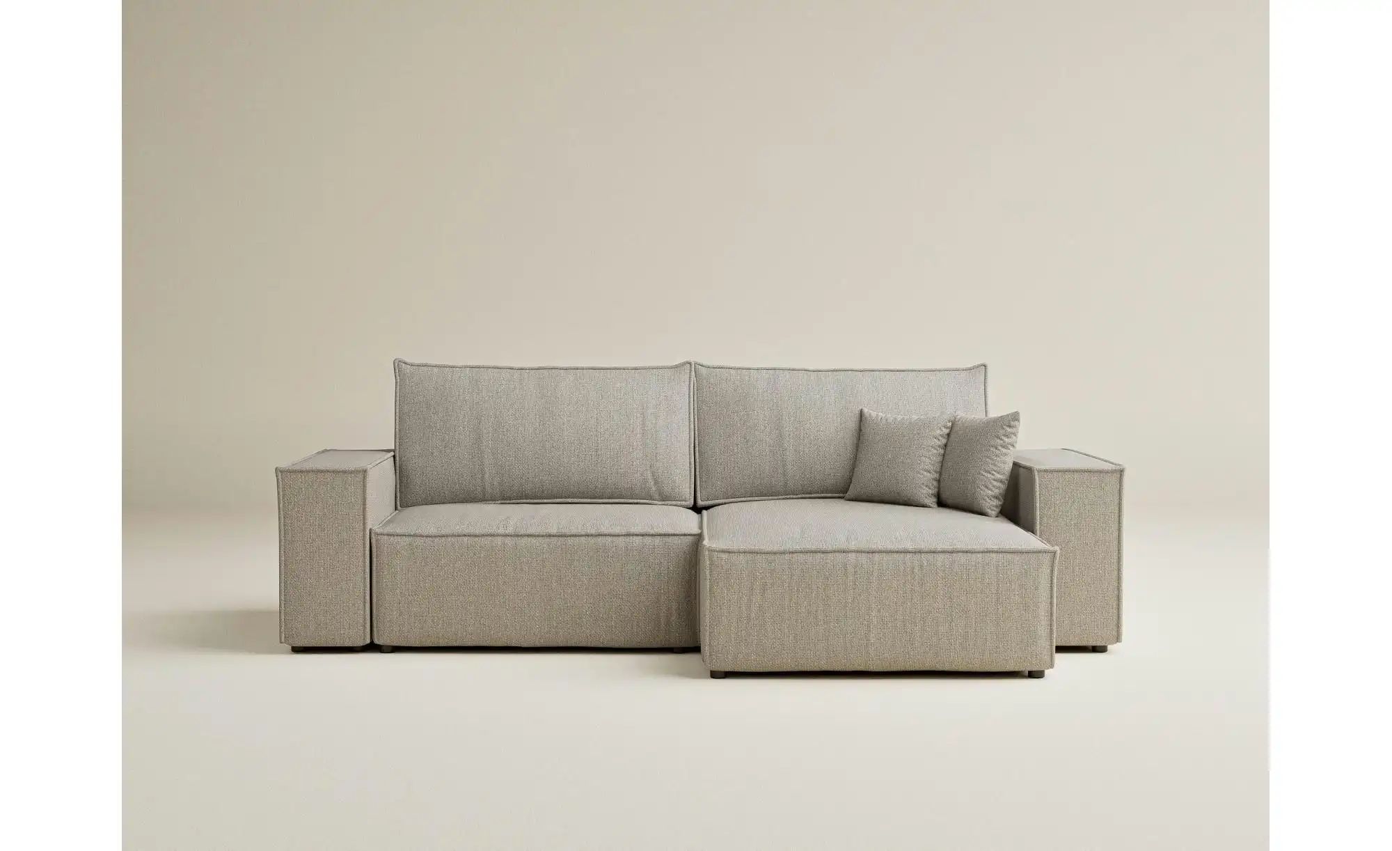 Ecksofa  Zaya ¦ beige ¦ Maße (cm): B: 255 H: 70 Polstermöbel > Sofas > 3-Si günstig online kaufen