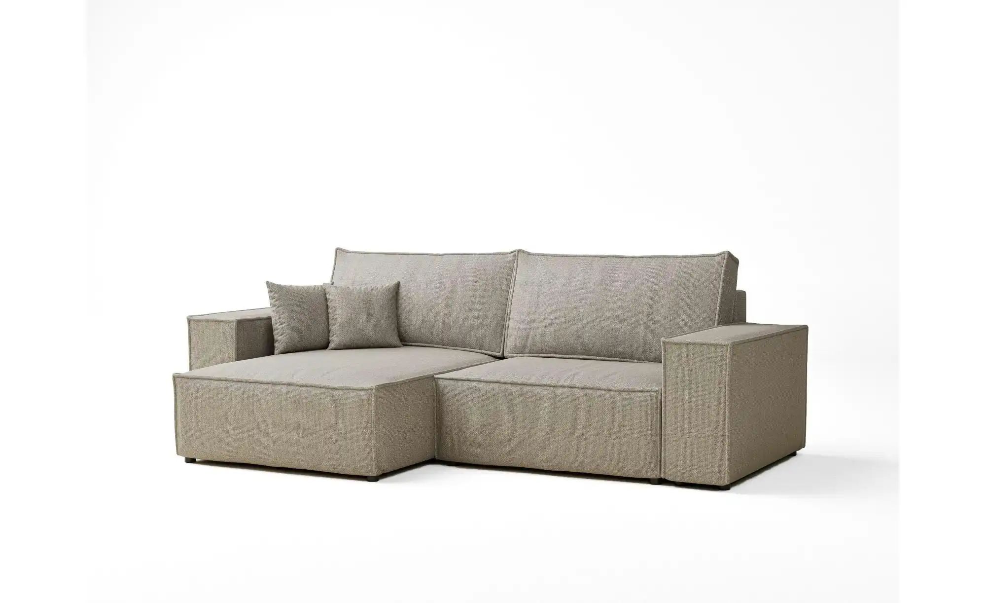 Ecksofa  Zaya ¦ beige ¦ Maße (cm): B: 255 H: 70 Polstermöbel > Sofas > 3-Si günstig online kaufen