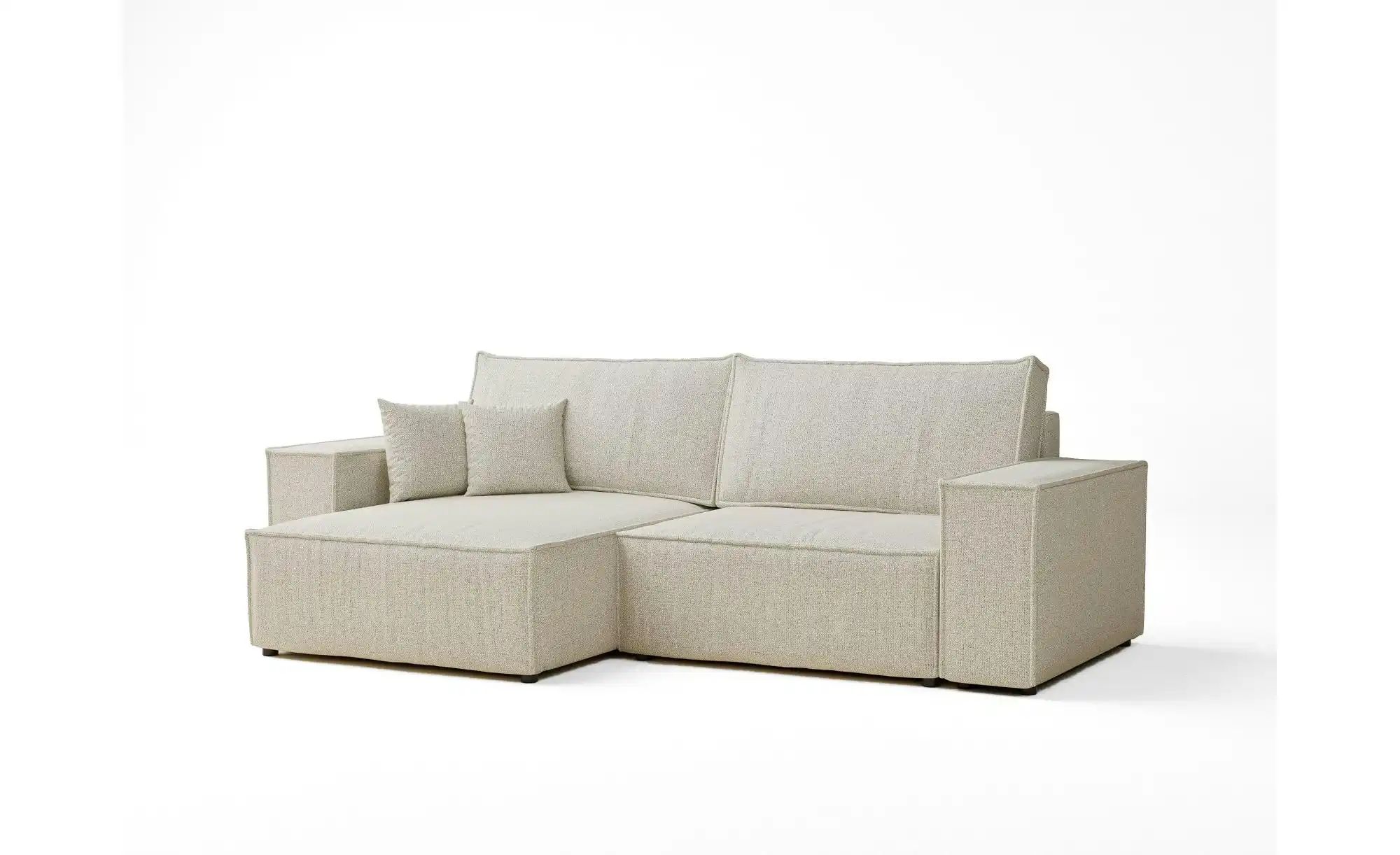 Thumbnail - Ecksofa   ¦ creme ¦ Maße (cm): B: 255 H: 70 Polstermöbel > Sofas > Ecksofas - Höffner
