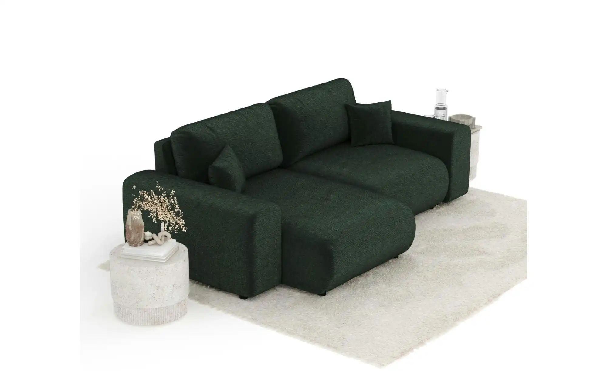 Thumbnail - Ecksofa  Zanzibar ¦ grün ¦ Maße (cm): B: 237 H: 79 Polstermöbel > Sofas > Ecksofas - Höffner