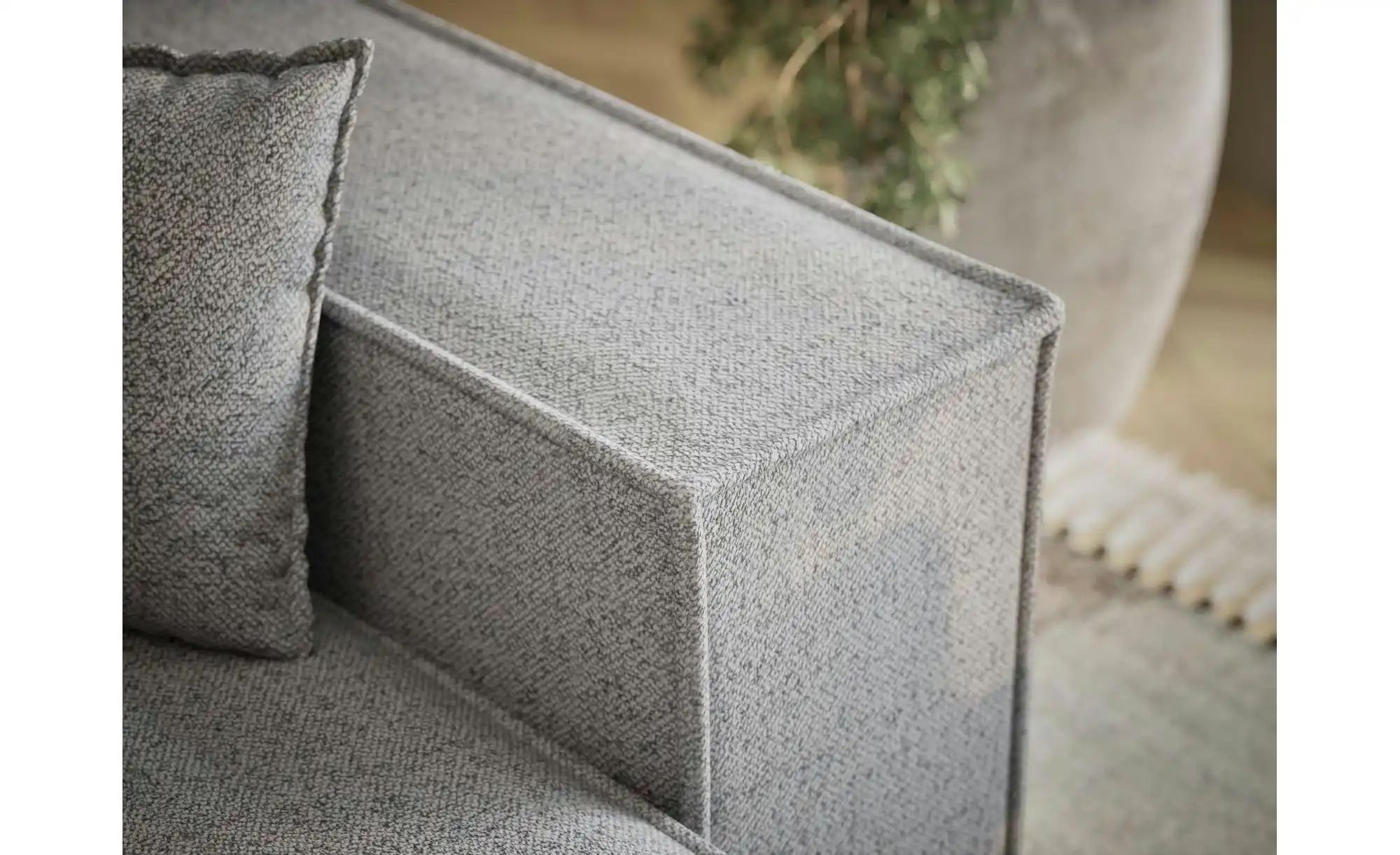 Thumbnail - Ecksofa   ¦ grau ¦ Maße (cm): B: 255 H: 70 Polstermöbel > Sofas > 3-Sitzer - Höffner
