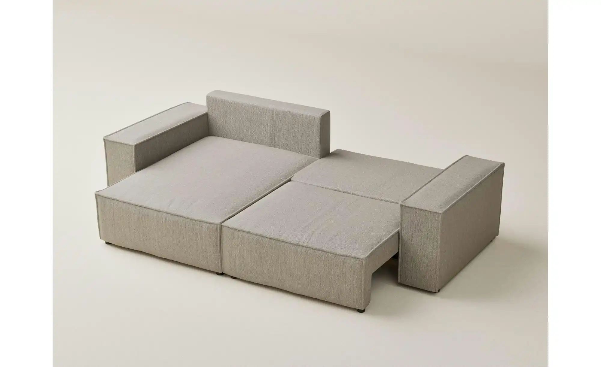 Ecksofa  Moyo ¦ beige ¦ Maße (cm): B: 255 H: 70 Polstermöbel > Sofas > 3-Si günstig online kaufen