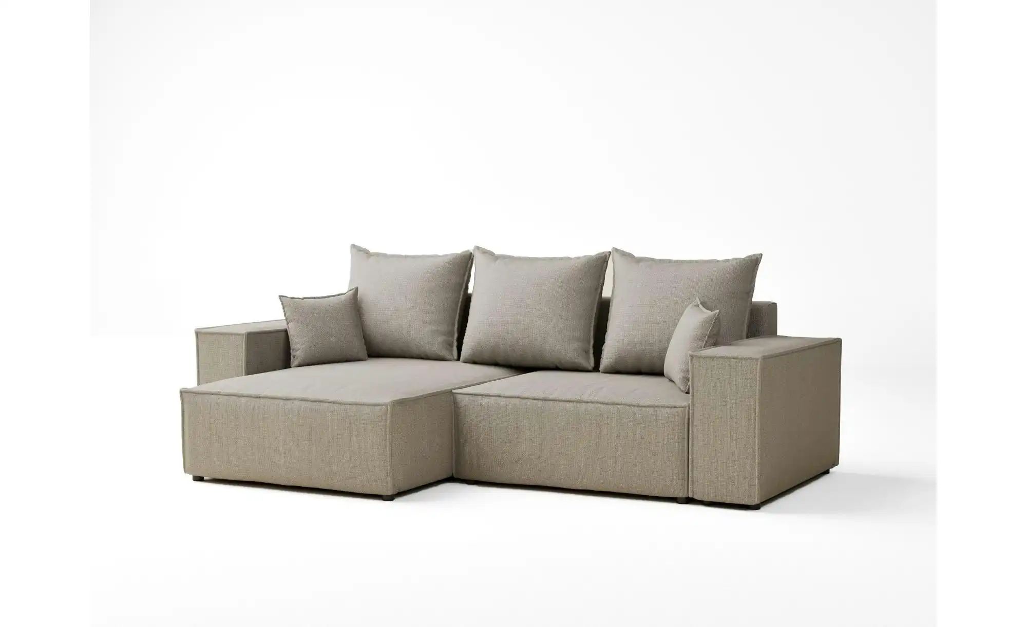 Ecksofa  Moyo ¦ beige ¦ Maße (cm): B: 255 H: 70 Polstermöbel > Sofas > 3-Si günstig online kaufen