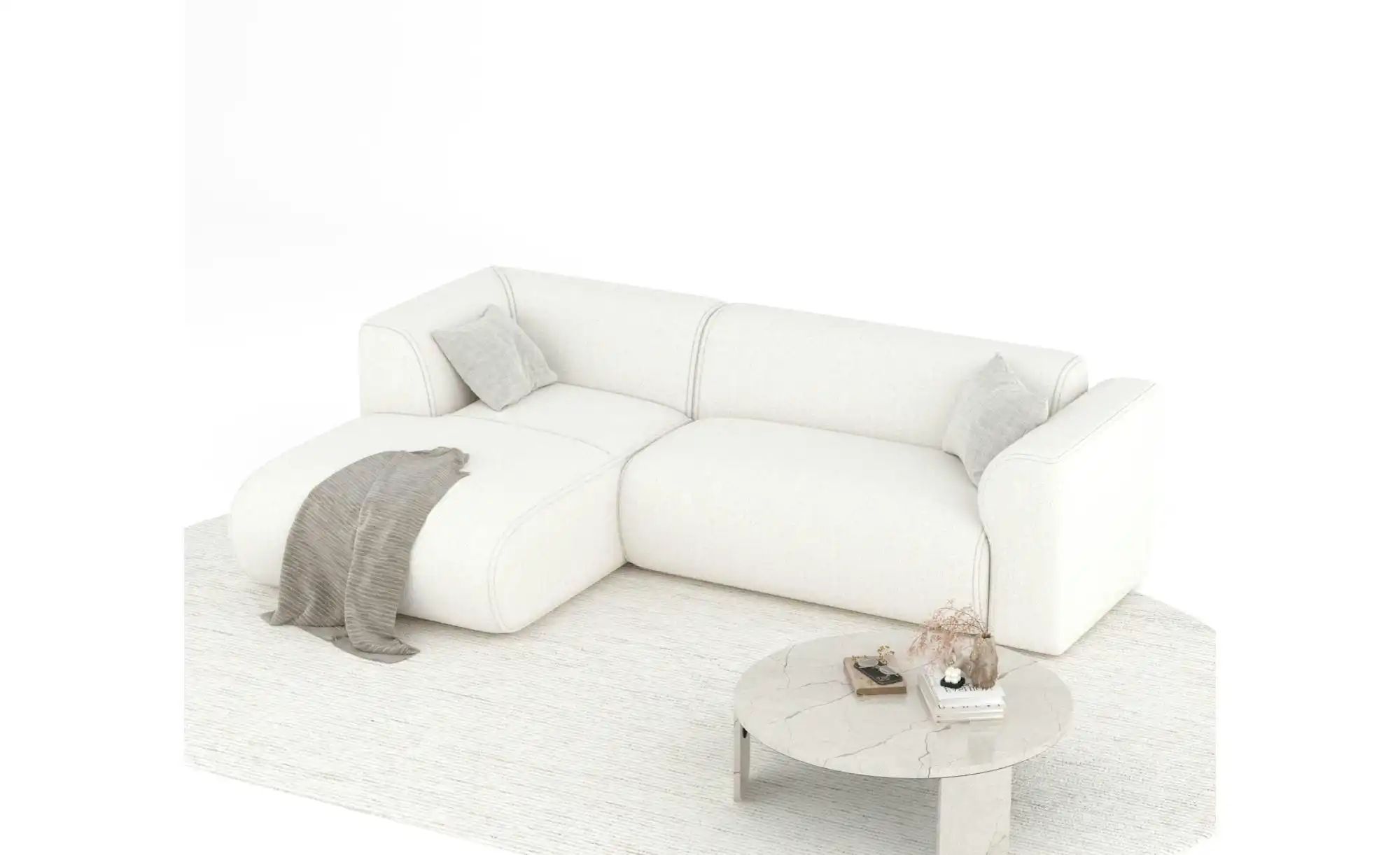 Thumbnail - Ecksofa  Melani ¦ grün ¦ Maße (cm): B: 256 H: 69 Polstermöbel > Sofas > Ecksofas - Höffner