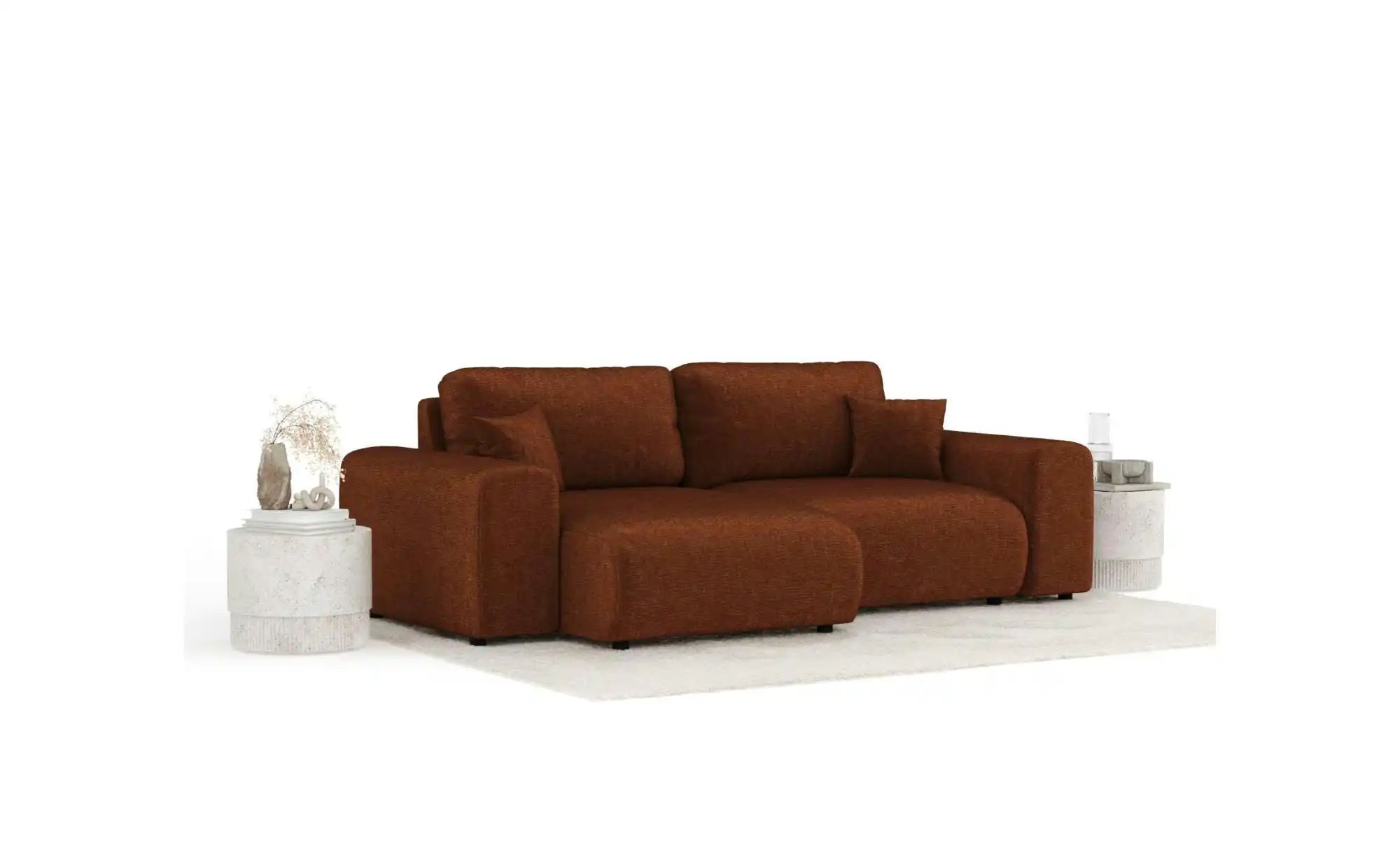 Ecksofa   ¦ kupfer ¦ Maße (cm): B: 237 H: 79 Polstermöbel > Sofas > Ecksofa günstig online kaufen
