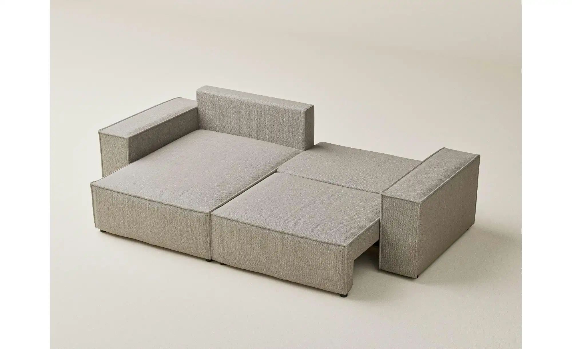 Ecksofa  Zaya ¦ beige ¦ Maße (cm): B: 255 H: 70 Polstermöbel > Sofas > 3-Si günstig online kaufen