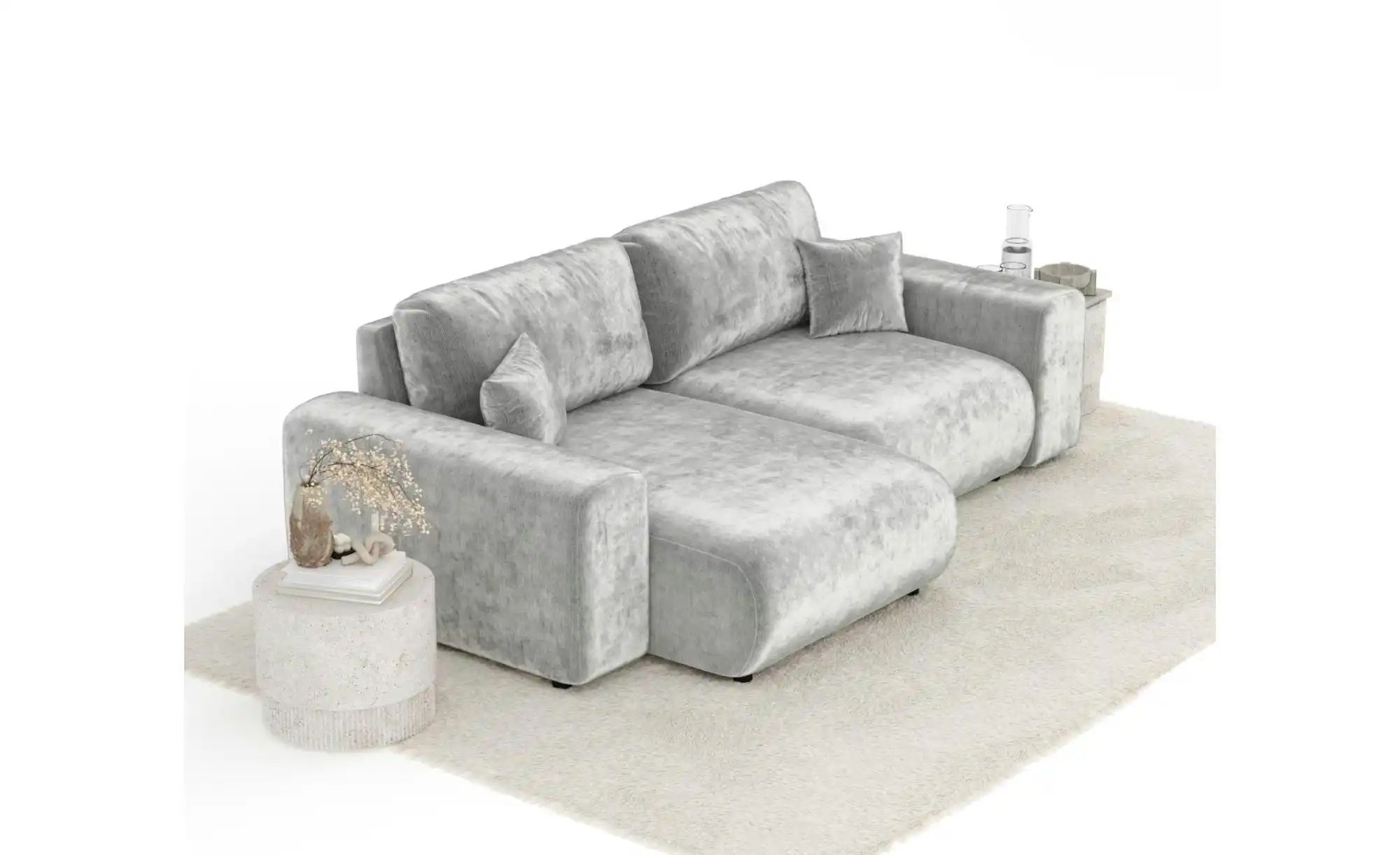 Thumbnail - Ecksofa Zanzibar ¦ grau ¦ Maße (cm): B: 237 H: 79 Polstermöbel > Sofas > Ecksofas - Höffner