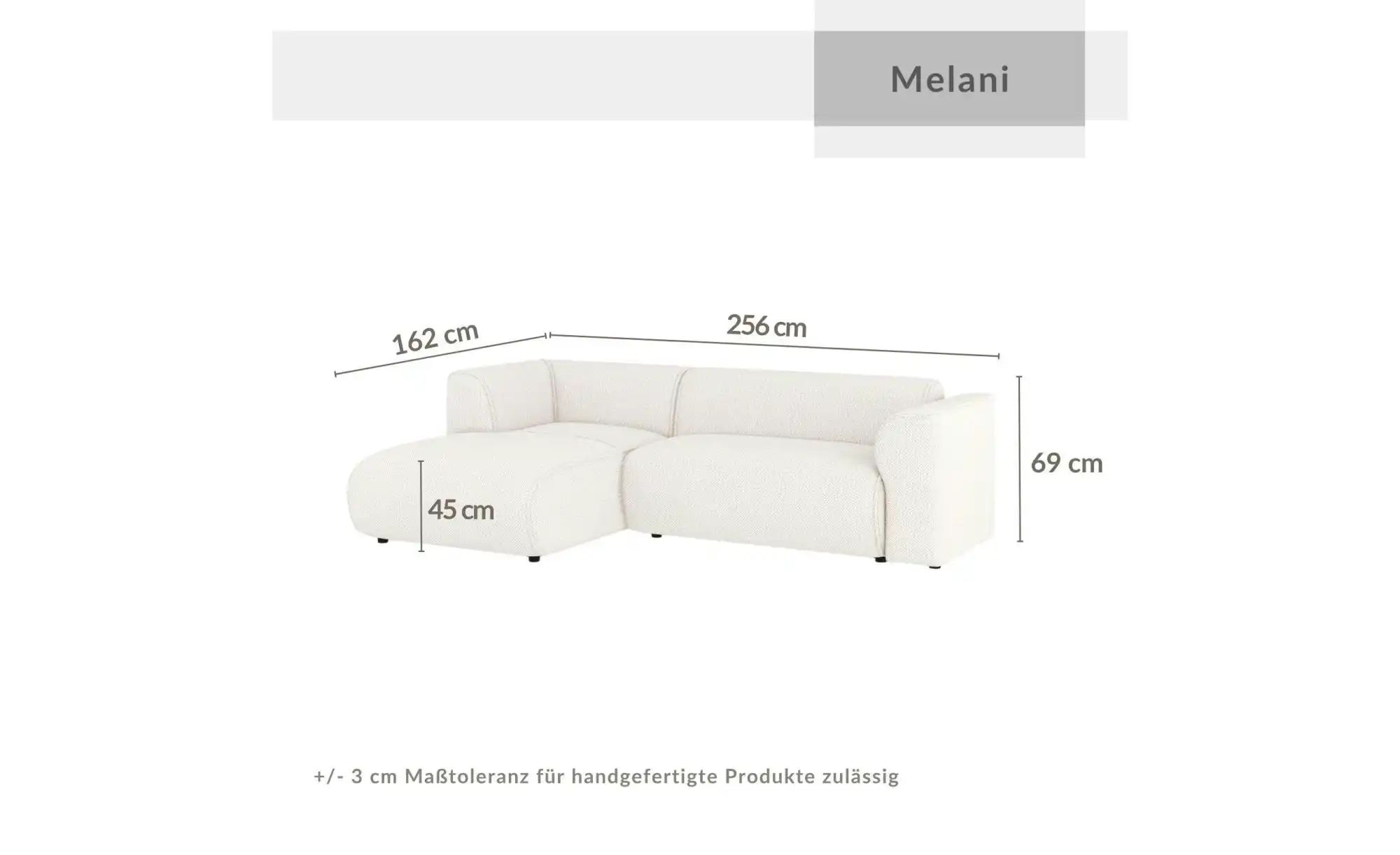 Ecksofa   ¦ beige ¦ Maße (cm): B: 256 H: 69 Polstermöbel > Sofas > Ecksofas günstig online kaufen