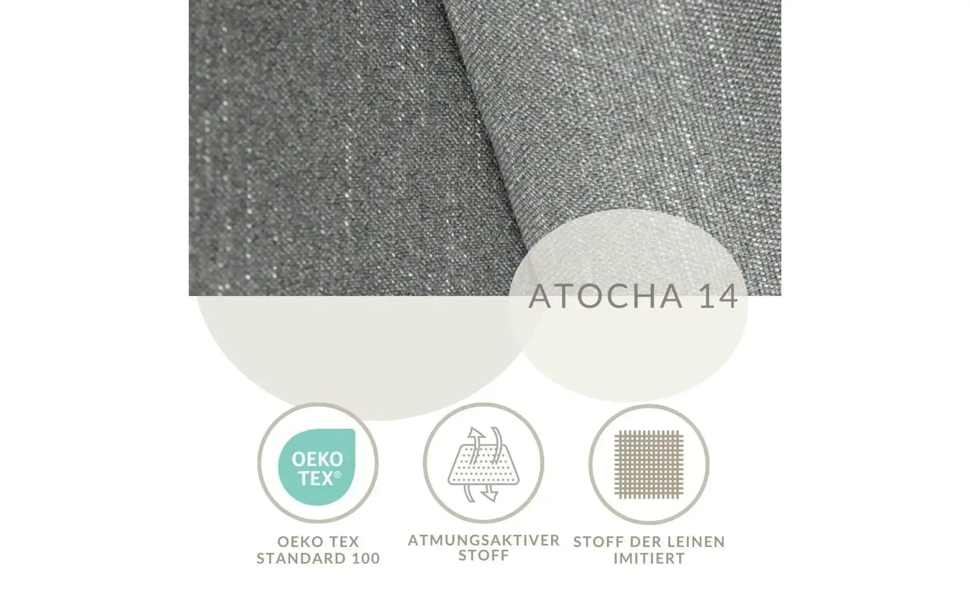 Ecksofa  Moyo ¦ grau ¦ Maße (cm): B: 255 H: 70 Polstermöbel > Sofas > 3-Sit günstig online kaufen