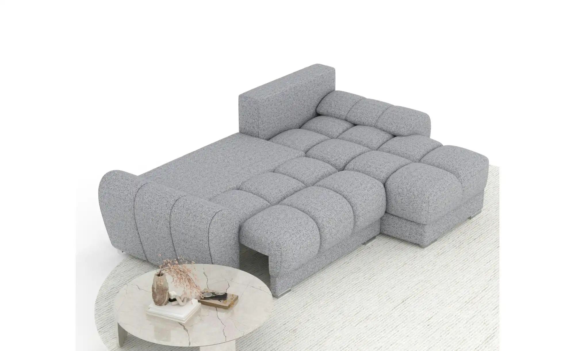 Thumbnail - Ecksofa Peebles ¦ grau ¦ Maße (cm): B: 256 H: 90 Polstermöbel > Sofas > Ecksofas - Höffner