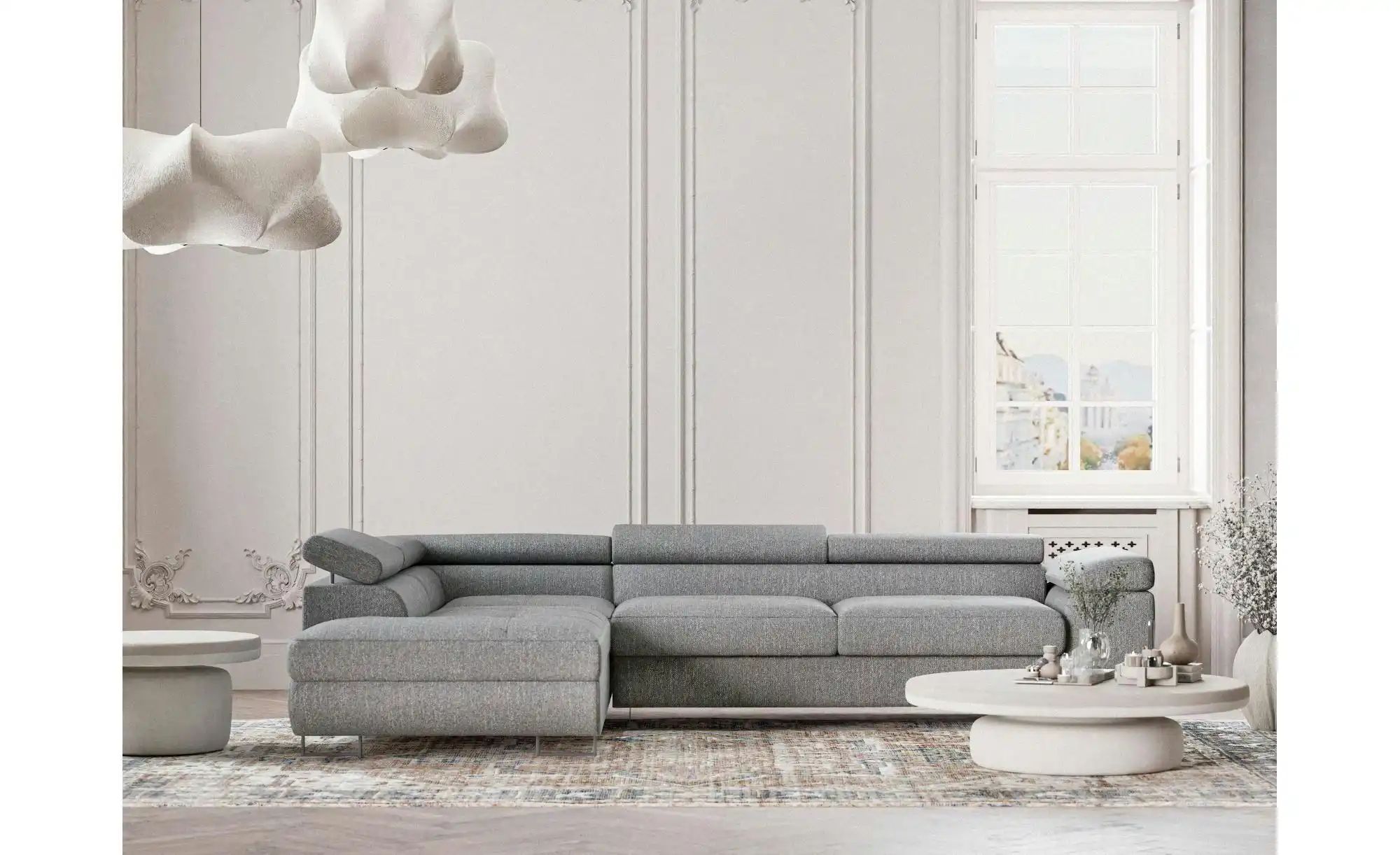 Ecksofa  Concord ¦ grau ¦ Maße (cm): B: 277 H: 100 Polstermöbel > Sofas > E günstig online kaufen