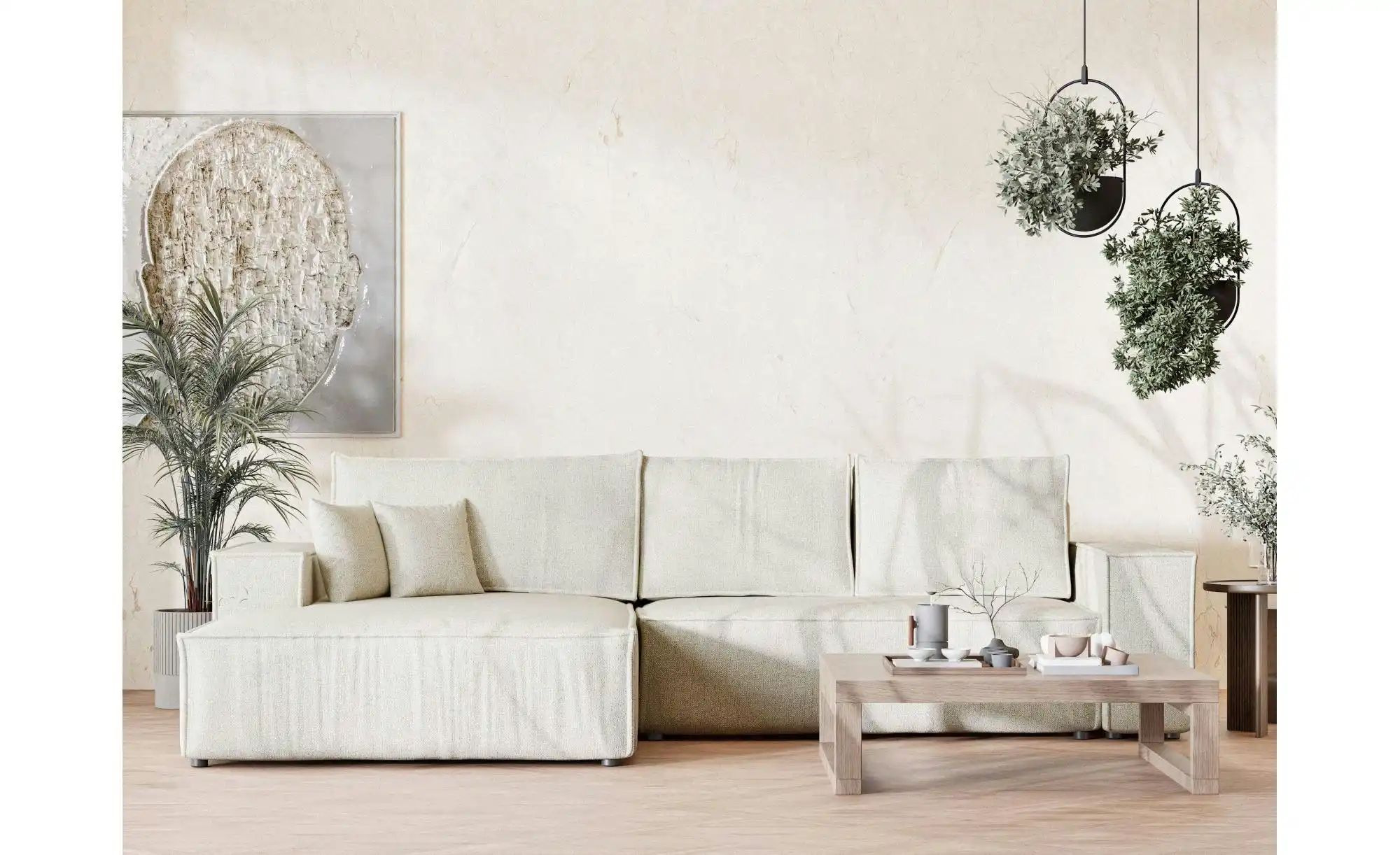 Thumbnail - Ecksofa Maze ¦ creme ¦ Maße (cm): B: 294 H: 70 Polstermöbel > Sofas > Ecksofas - Höffner