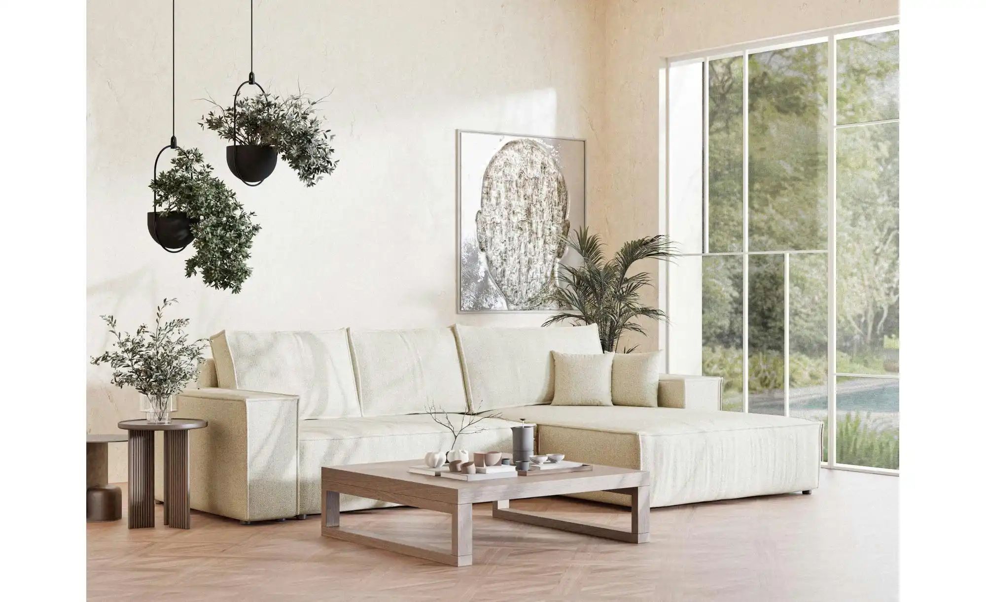 Thumbnail - Ecksofa Maze ¦ creme ¦ Maße (cm): B: 294 H: 70 Polstermöbel > Sofas > Ecksofas - Höffner